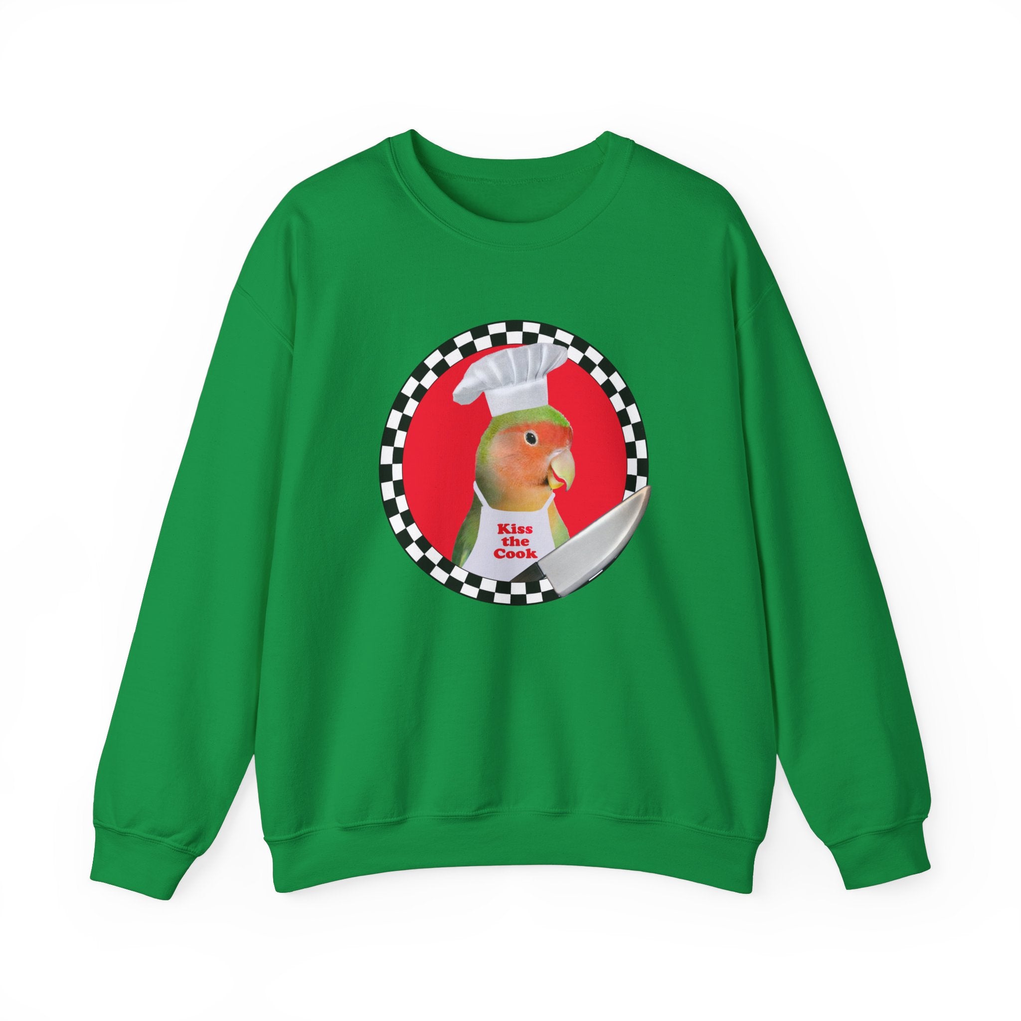 Kiss The Cook Lovebird Sweatshirt