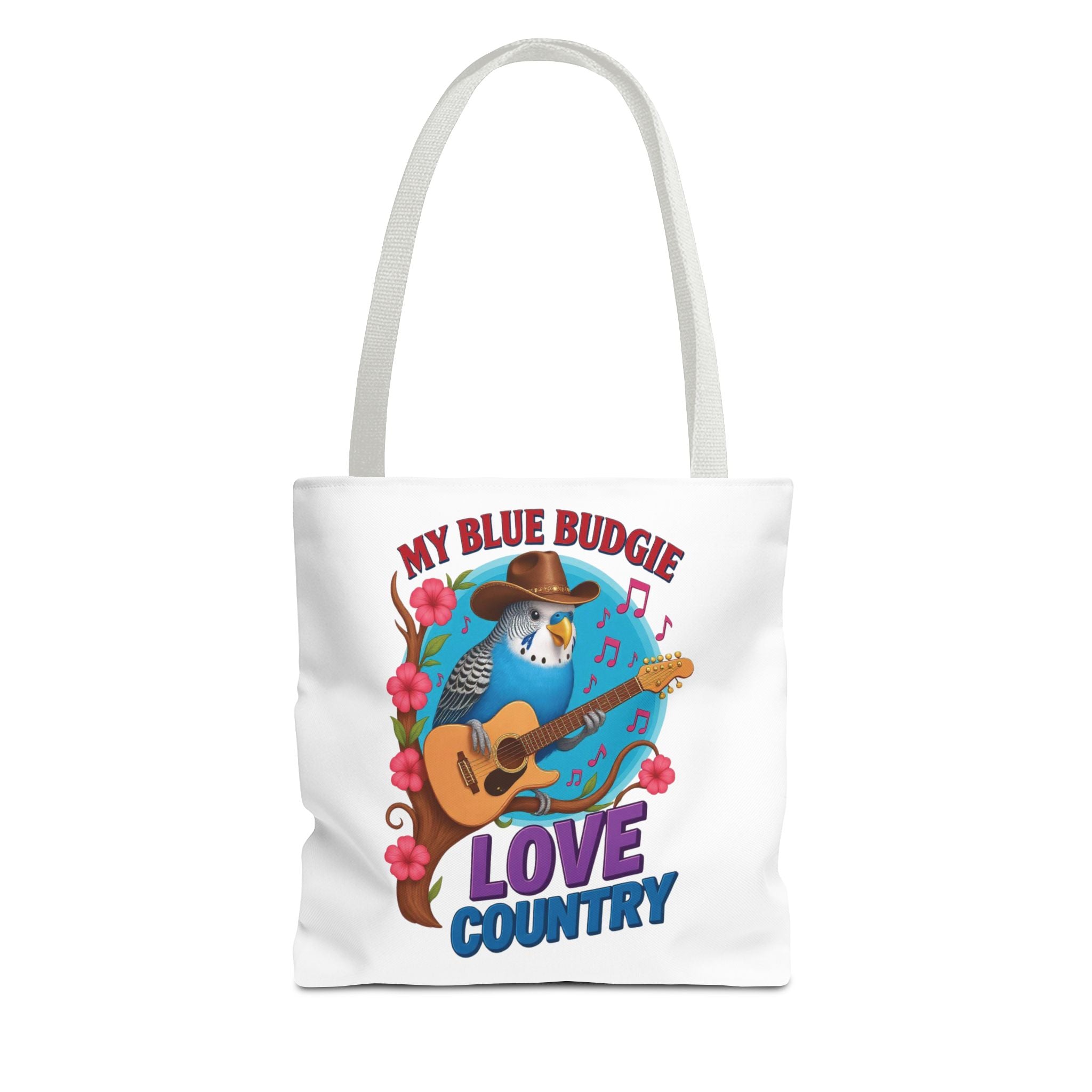 My Blue Budgie Loves Country Tote Bag
