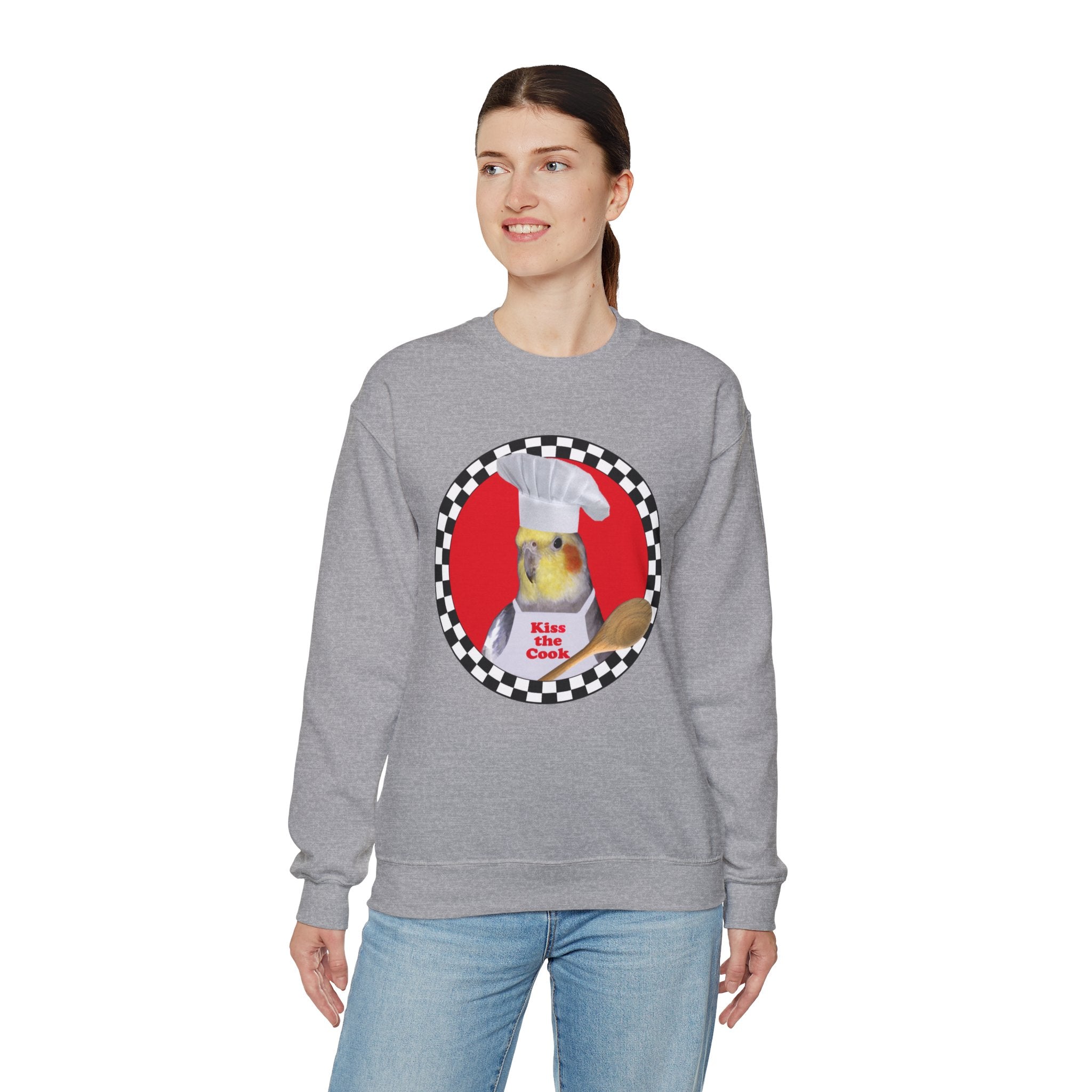 Kiss The Cook Spoon Cockatiel Sweatshirt