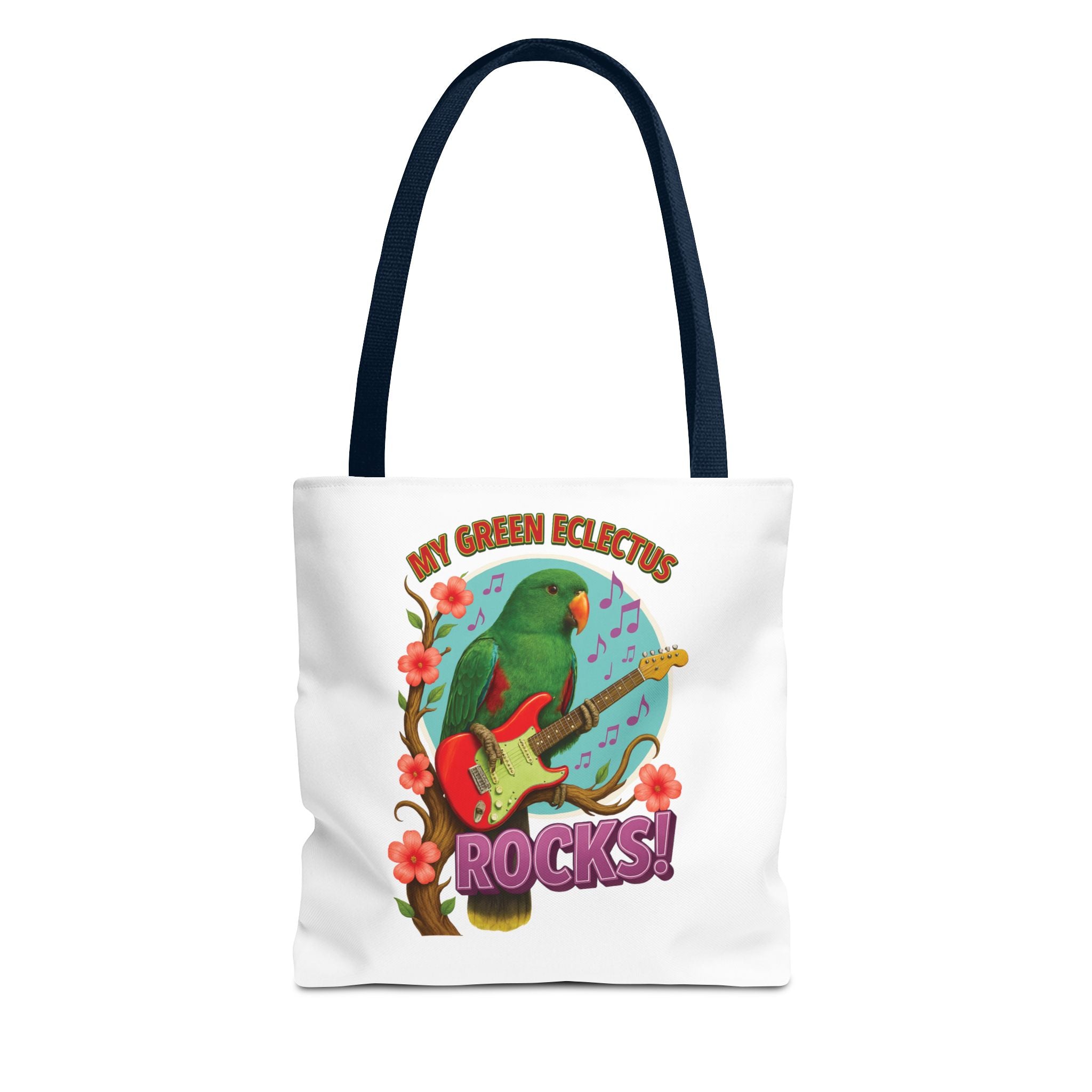 Green Eclectus Tote Bag