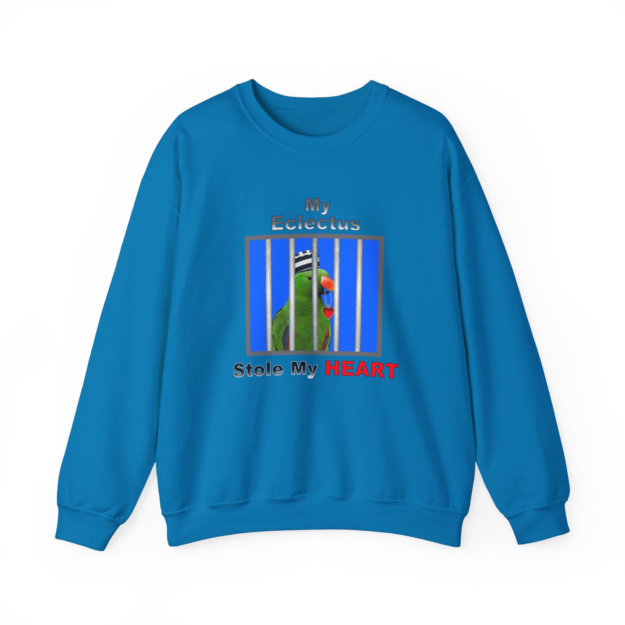 My Green Electus Stole My Heart Jailbird Sweatshirt