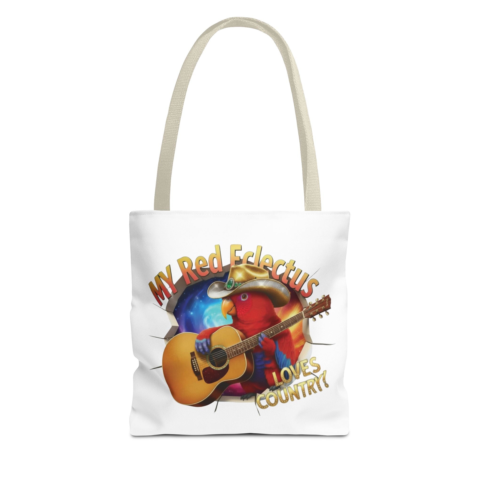 Red Eclectus Breakthrough Tote Bag