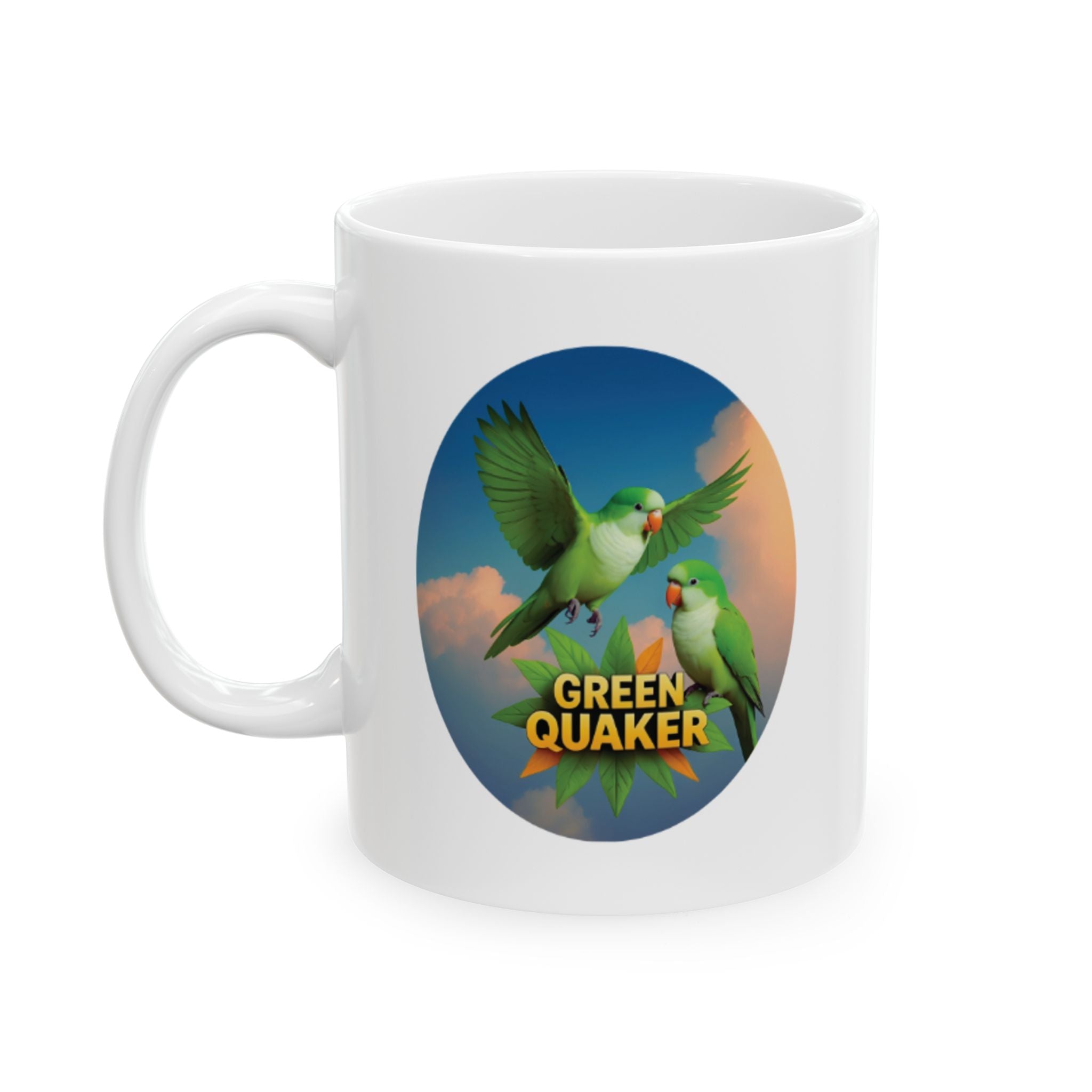 Green Quaker Flying Mug