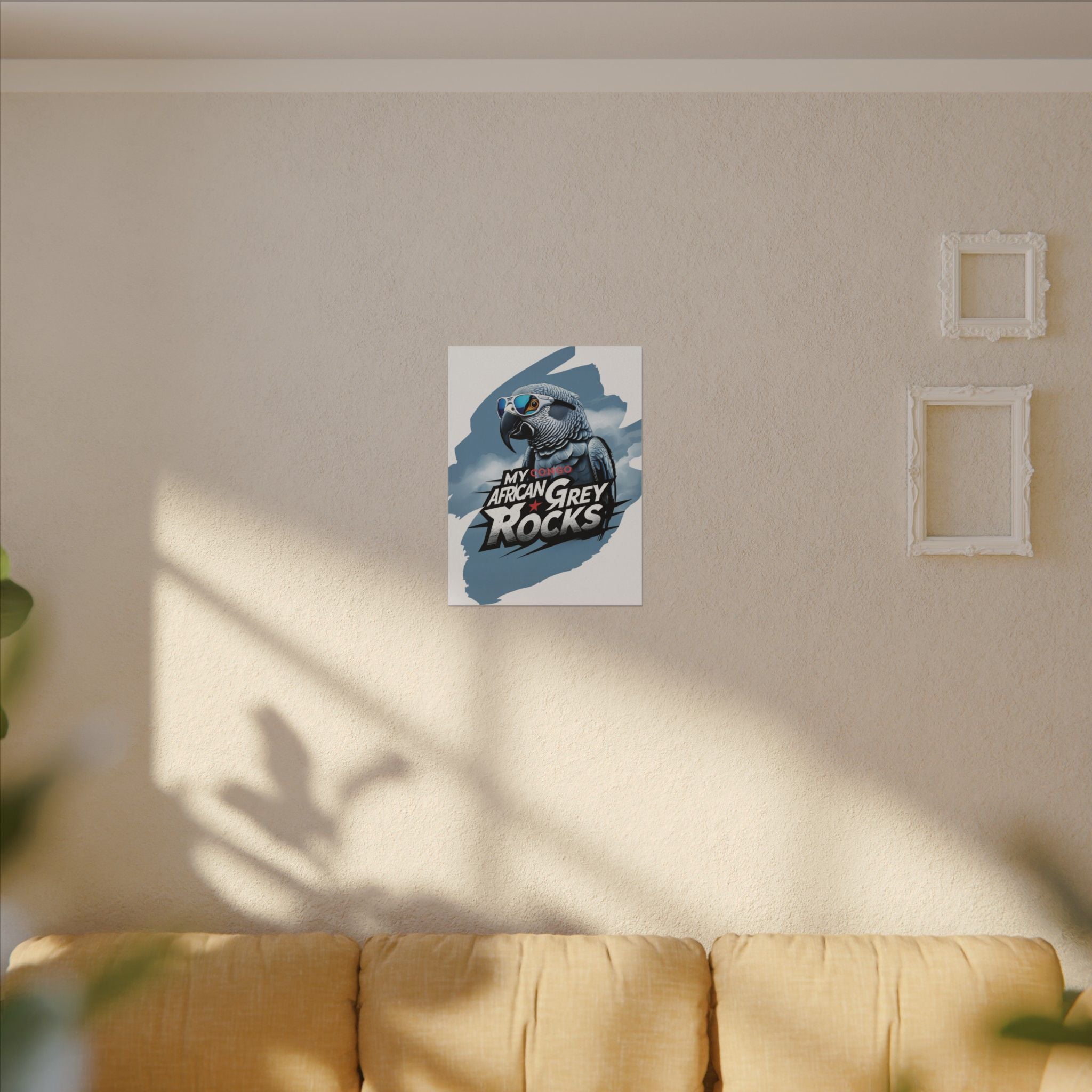 African Grey Congo Rocks Wall-Hanging
