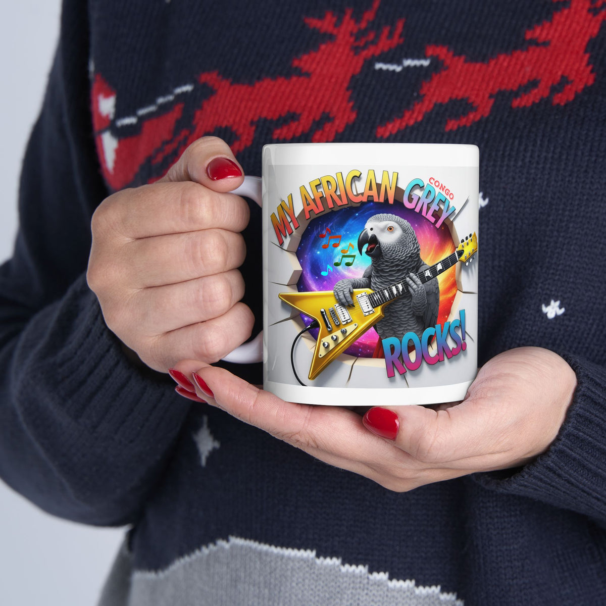 My African Grey Congo Rocks Mug