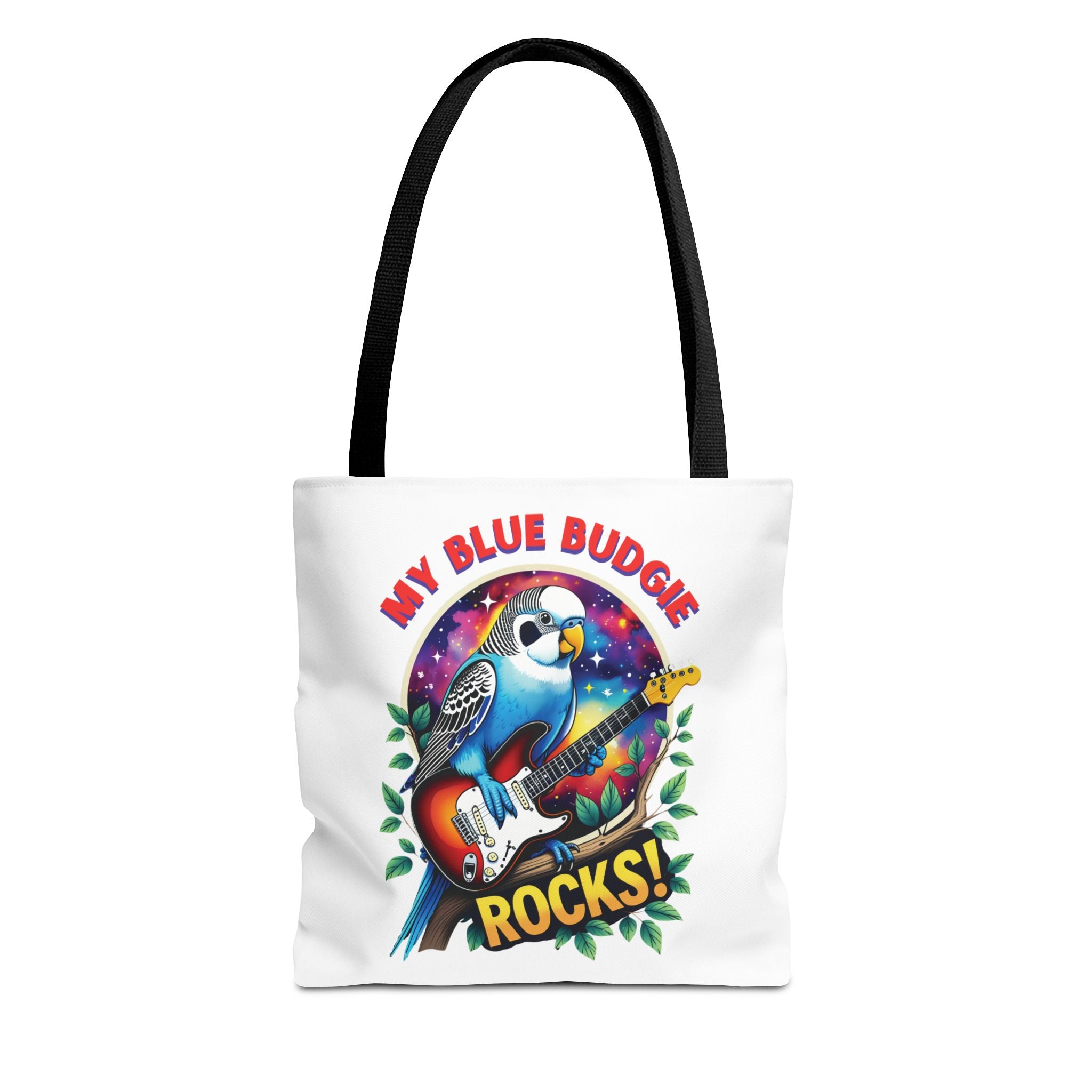 Blue Budgie Tote Bag