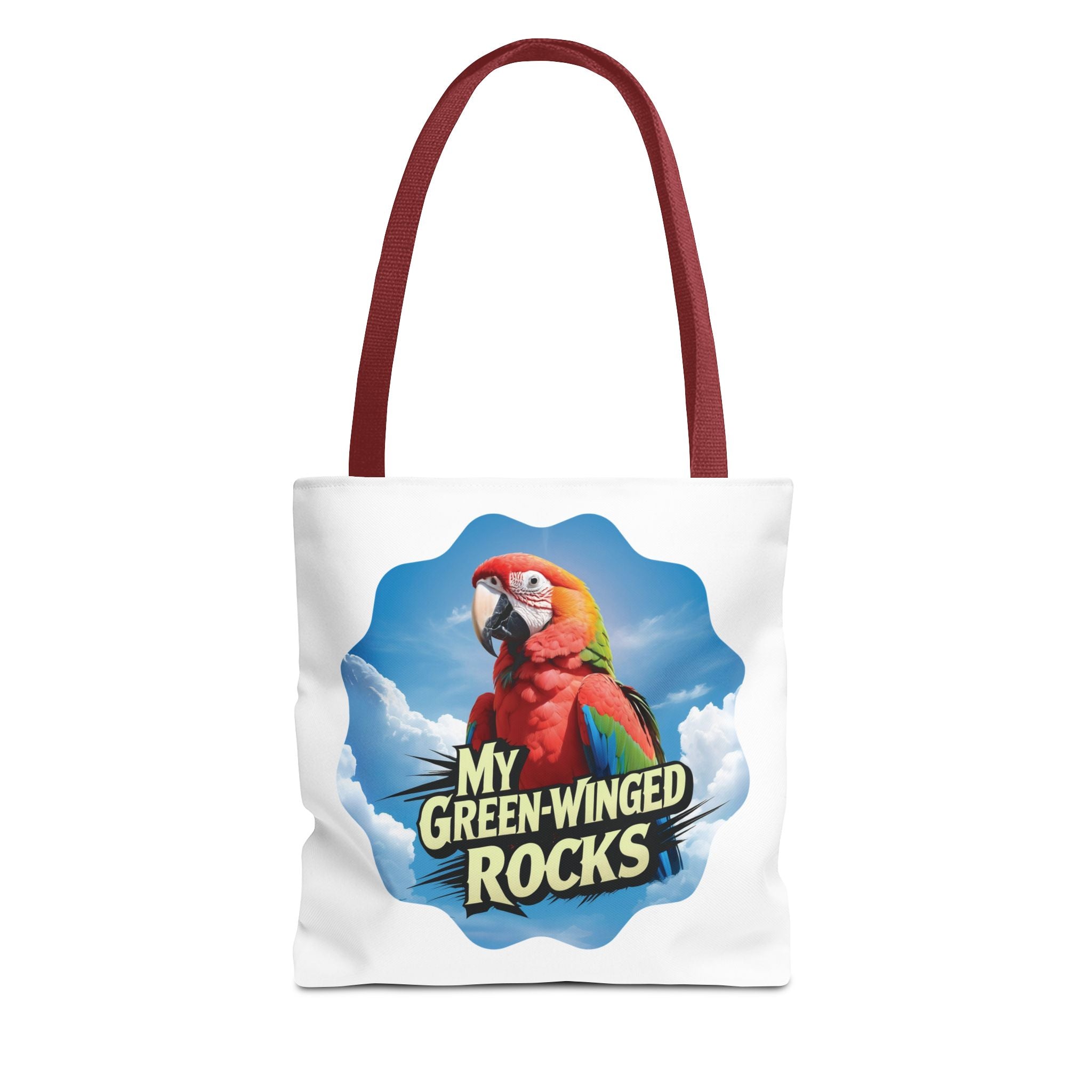 Green Winged Rocks Tote Bag