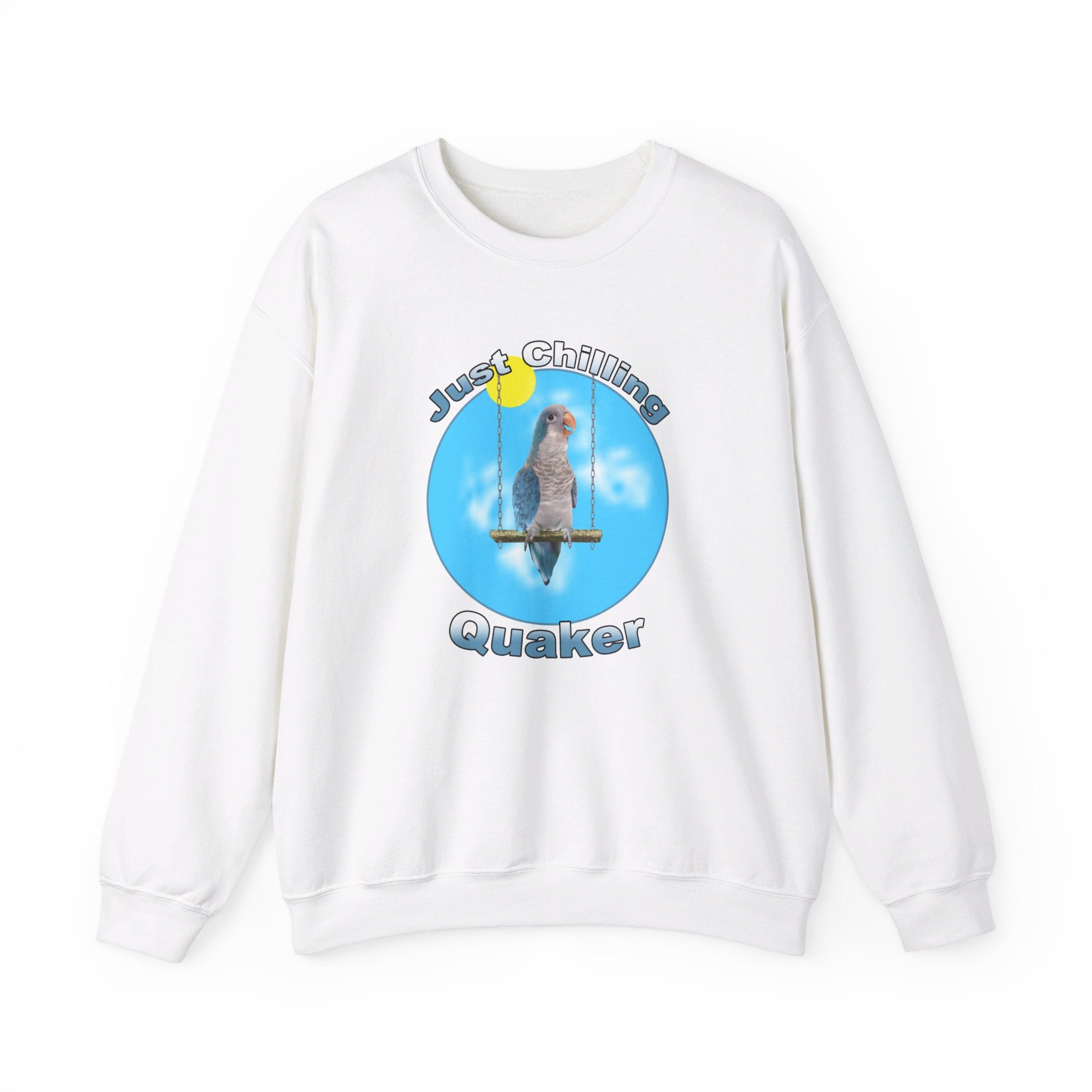 Just Chilling Swing Blue Quaker Sweatshirt