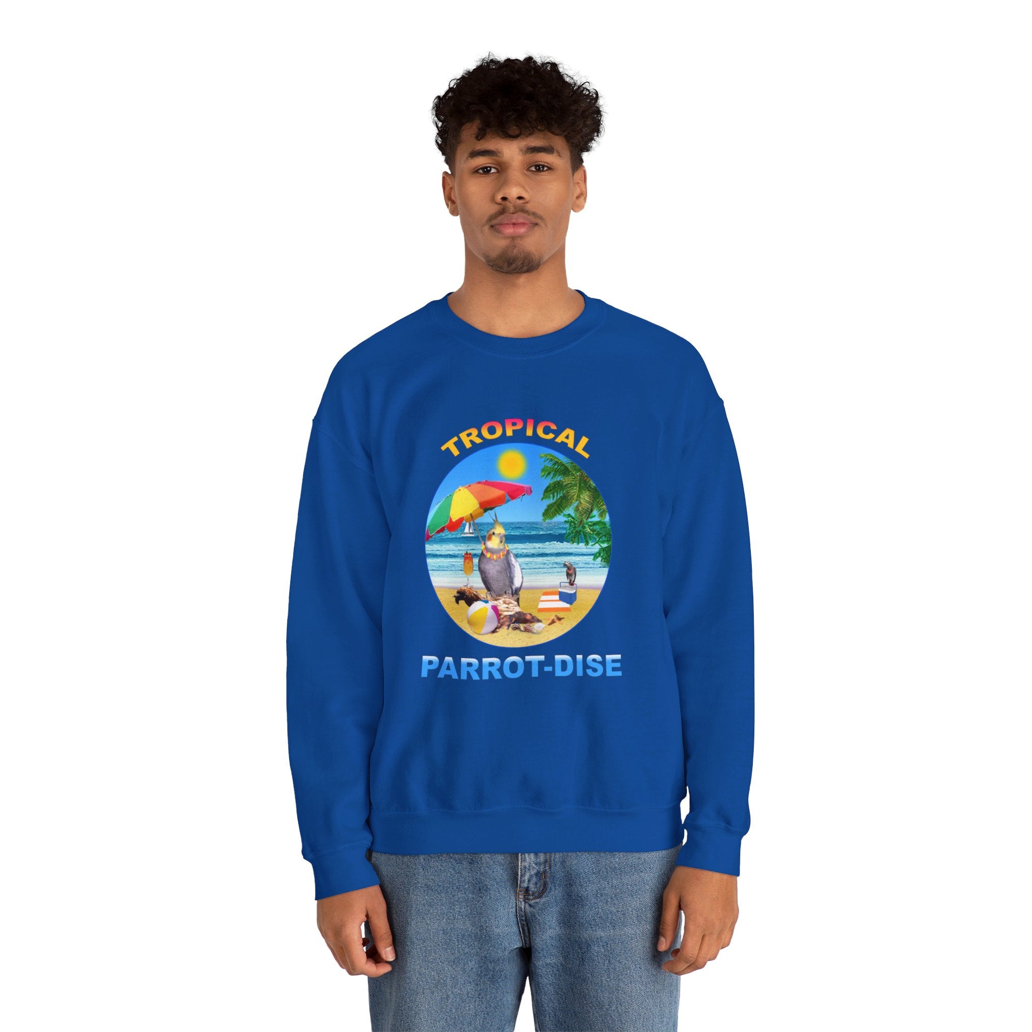 Tropical Parrot-Dise Cockatiel Sweatshirt