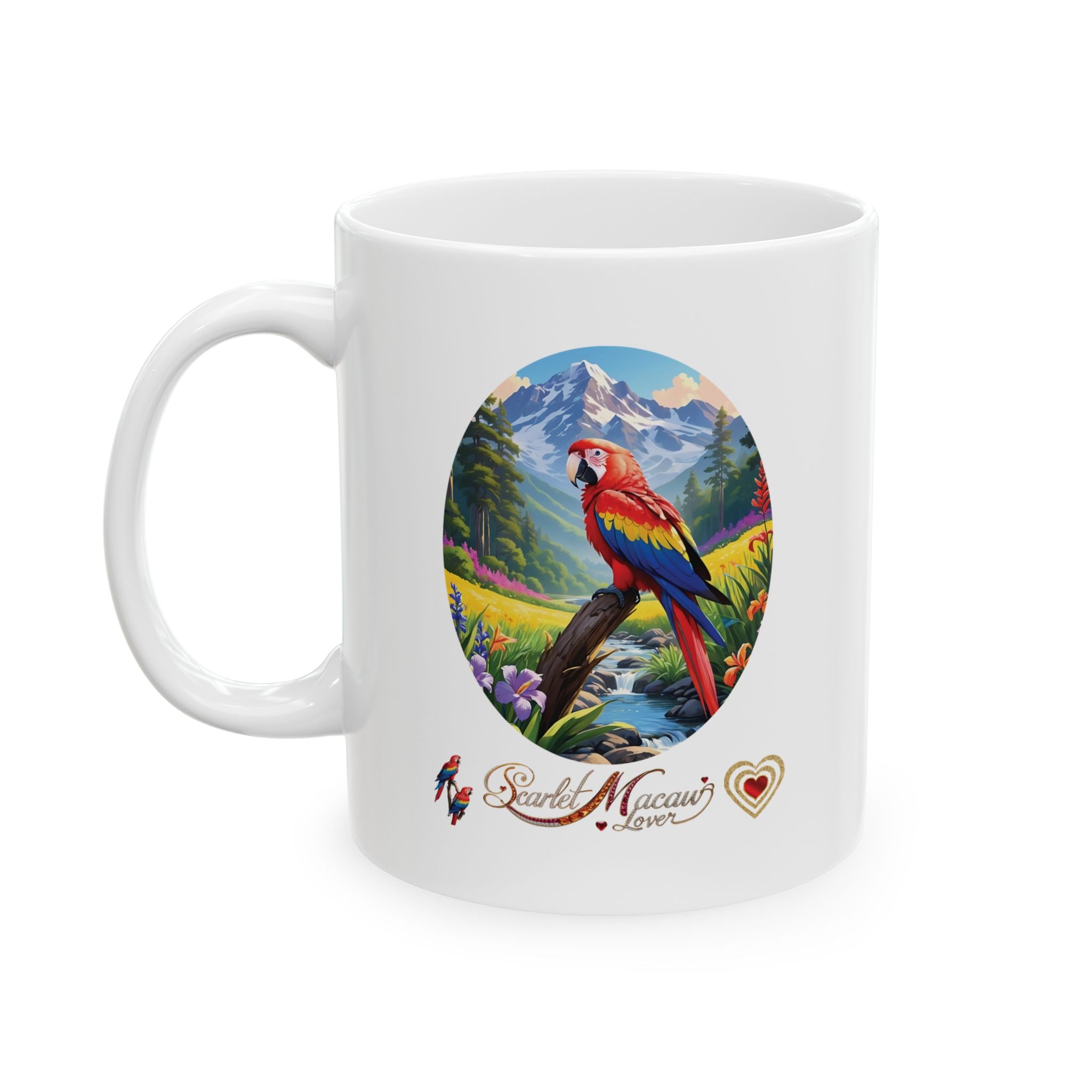 Nature Scarlet Macaw Lover Mug