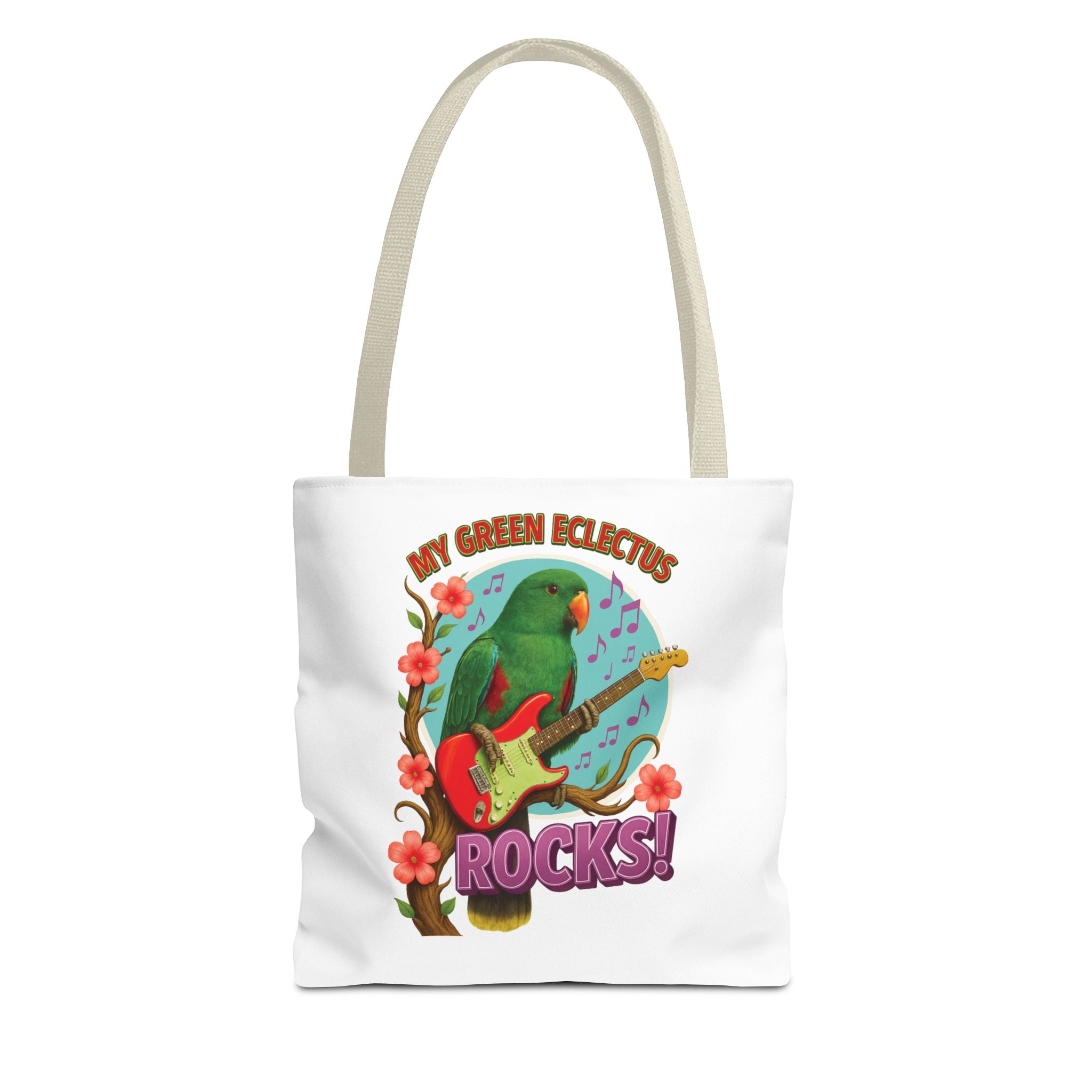 Green Eclectus Tote Bag