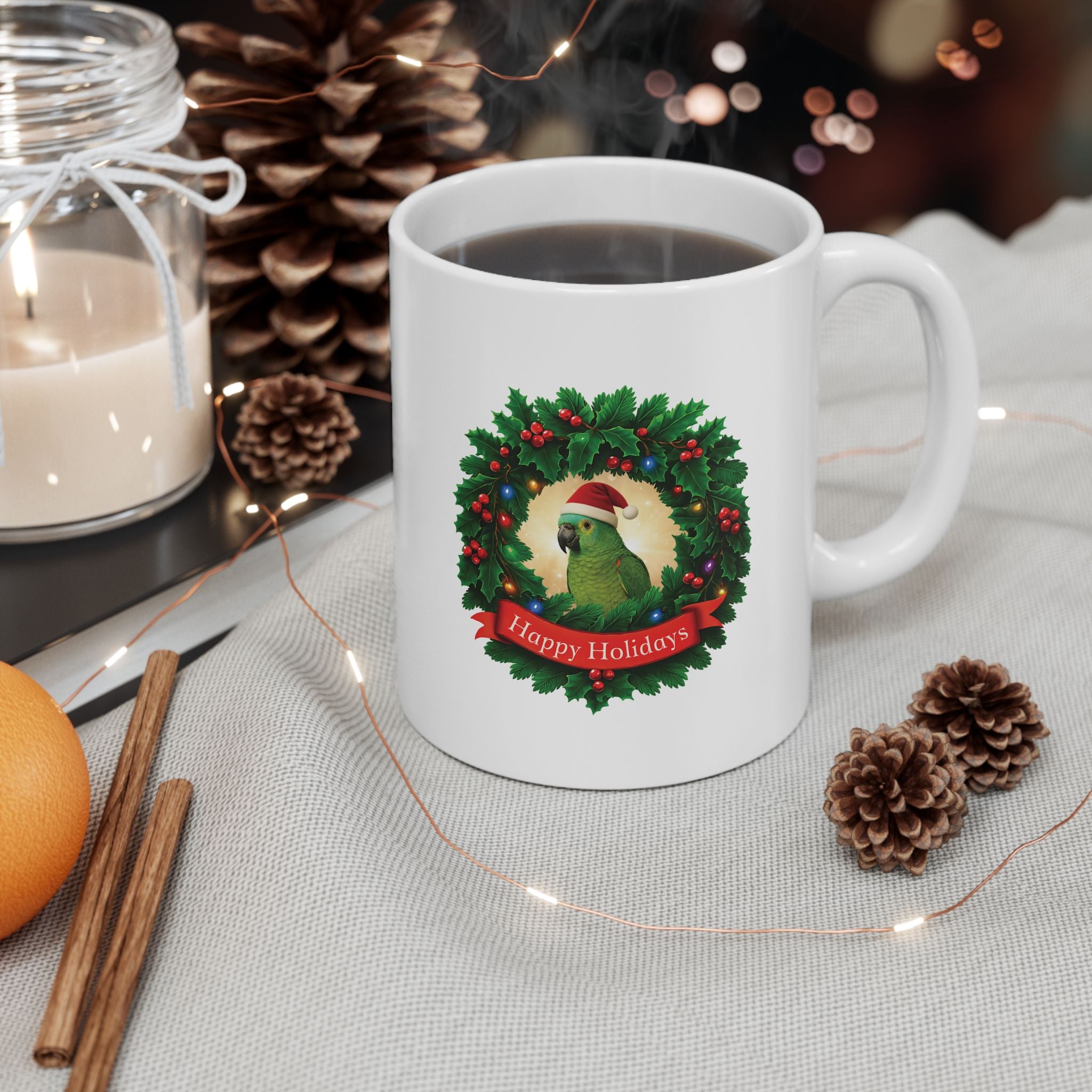 Happy Holidays Amazon Mug