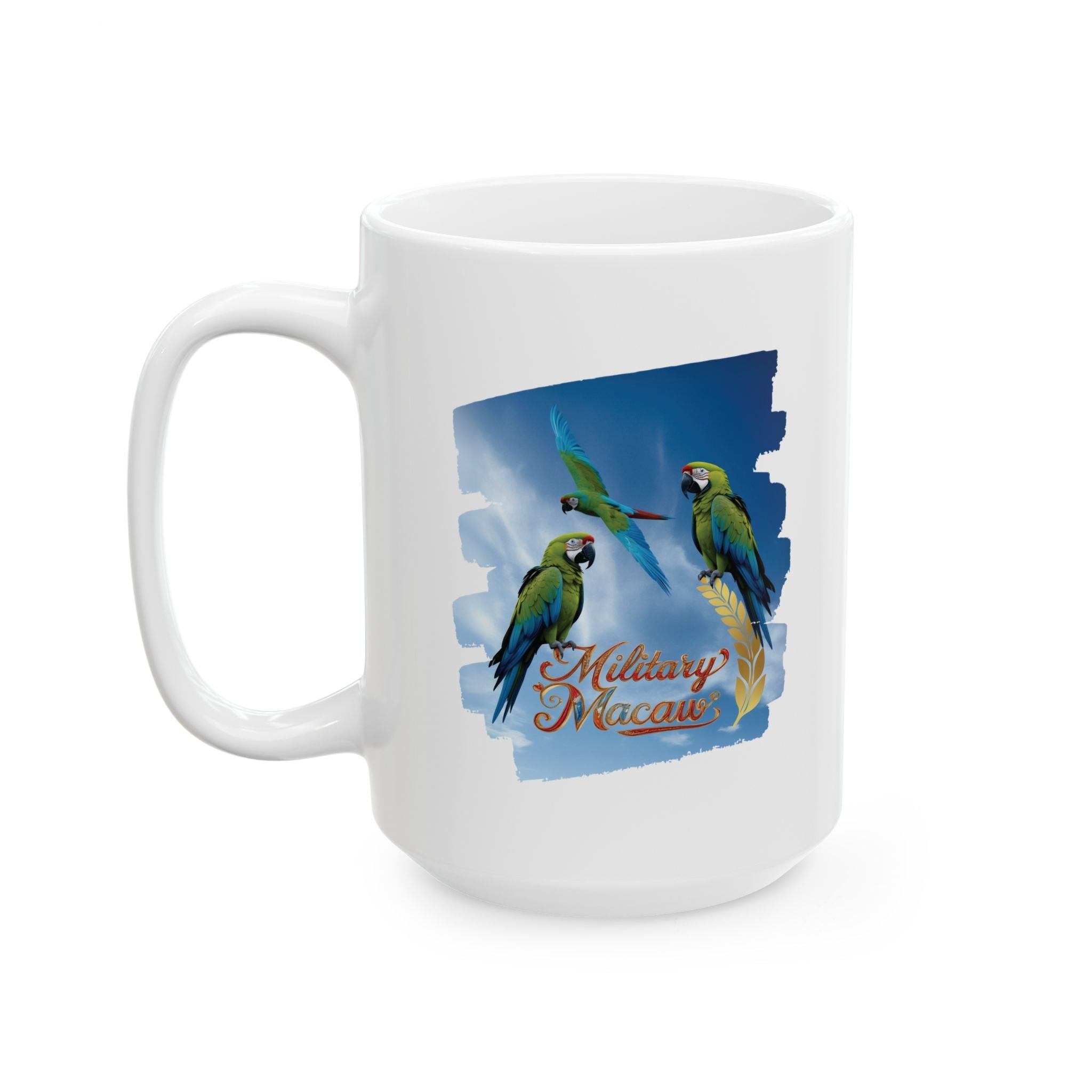 Military Macaw's Flying Mug
