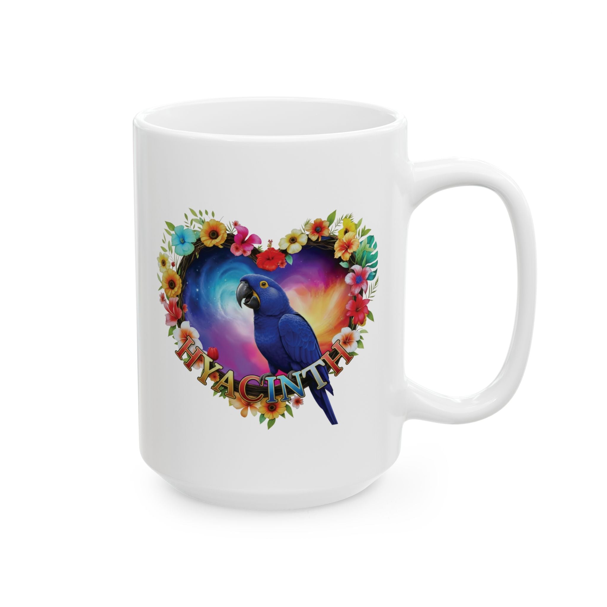 Rainbow Hyacinth Parrot Mug