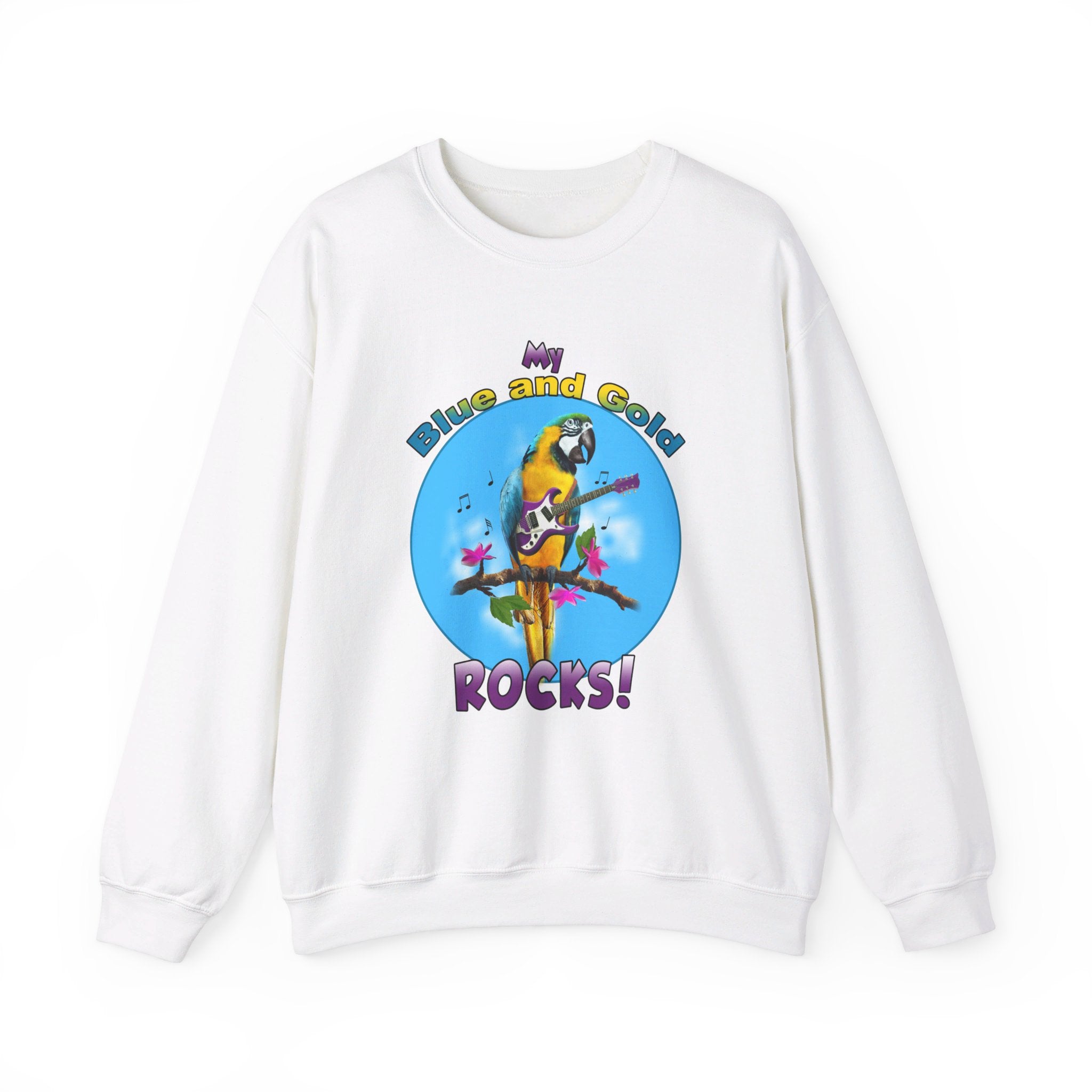 My Blue And Gold Rocks Guitar Sweatshirt