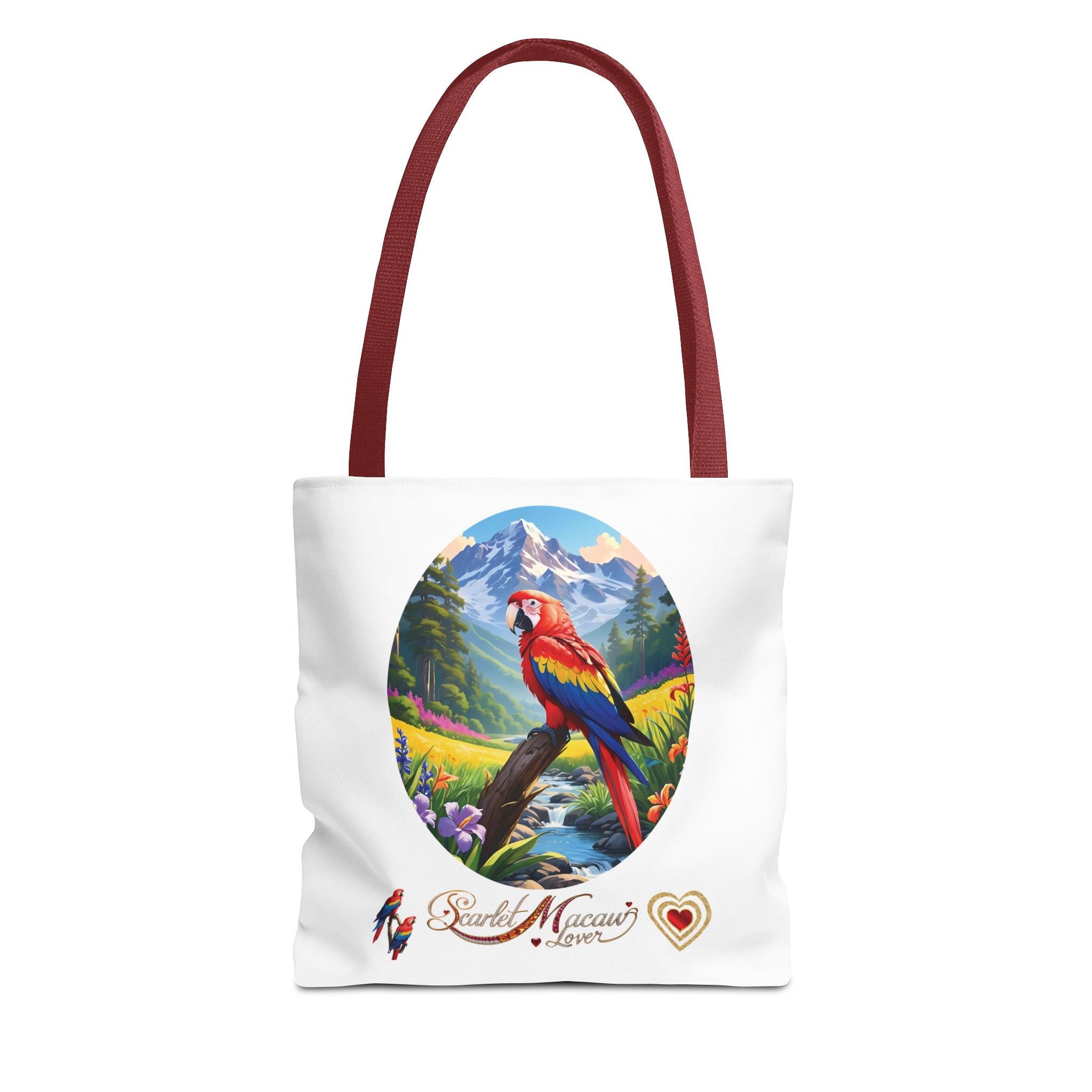 Scarlet Macaw Lover Valley Tote Bag