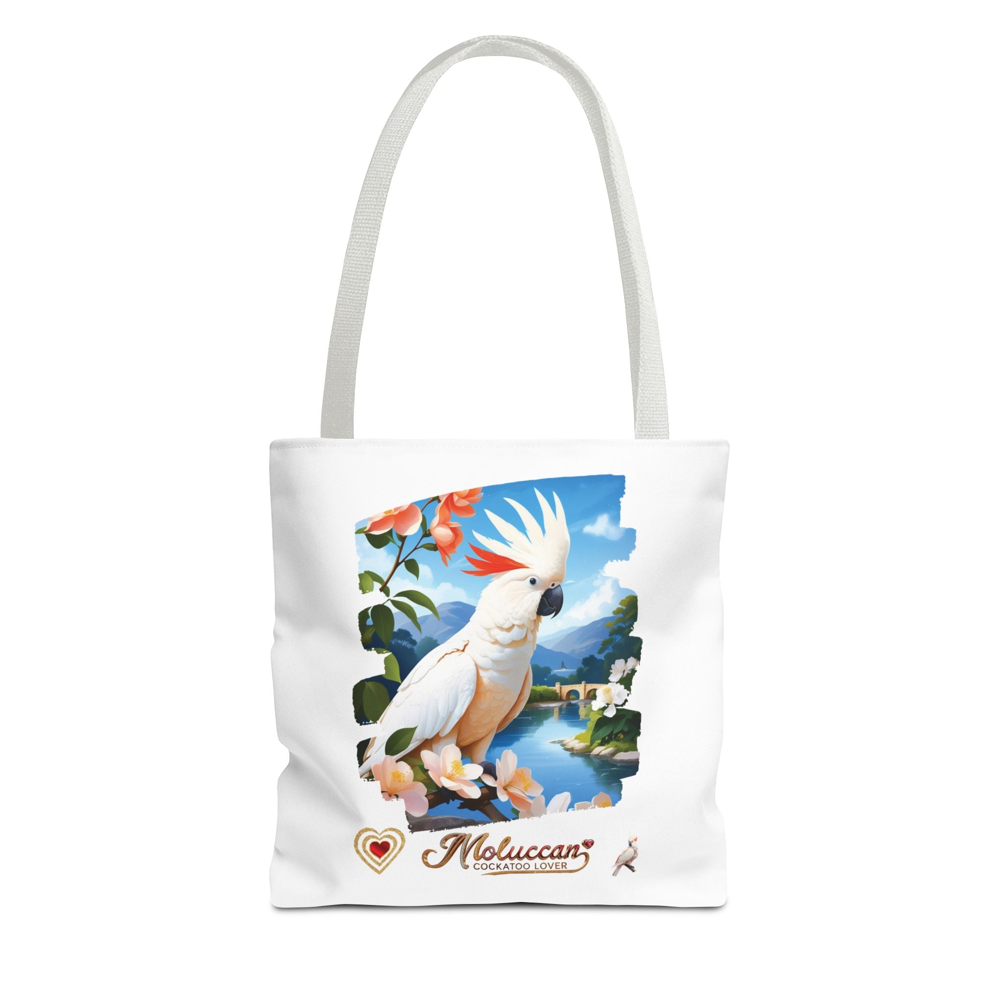White Moluccan Cockatoo Lover Tote Bag