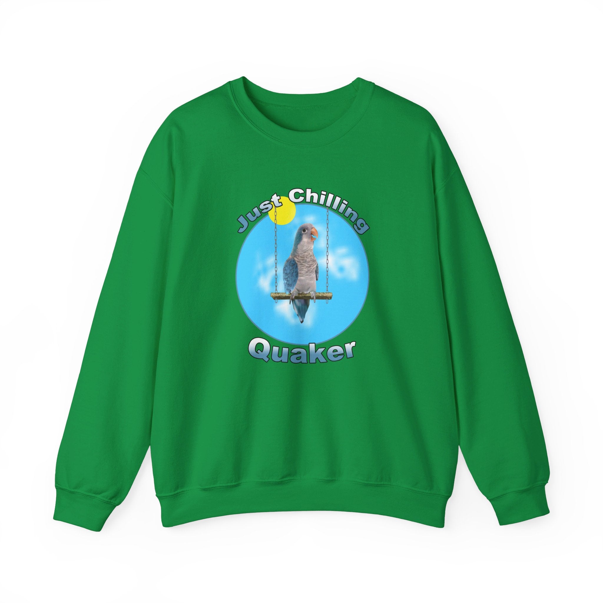 Just Chilling Swing Blue Quaker Sweatshirt
