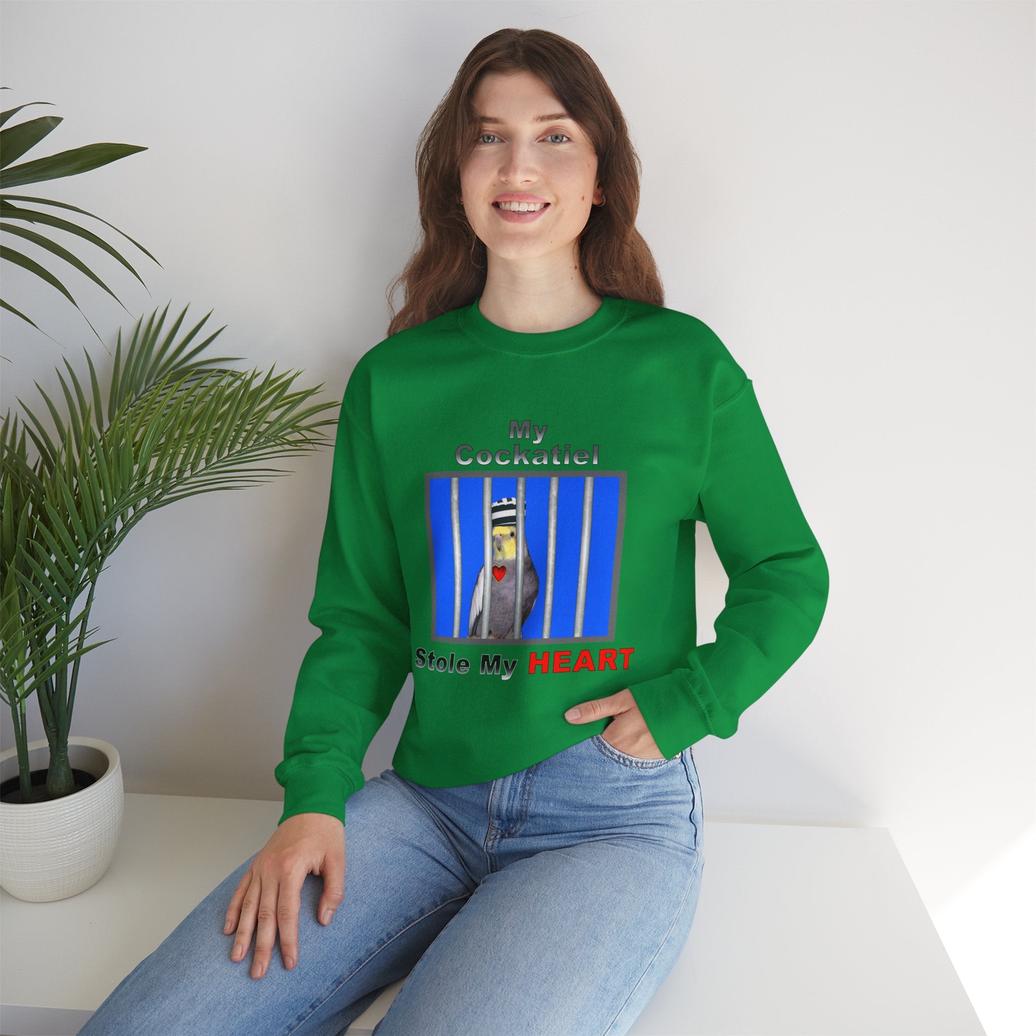 My Cockatiel Stole My Heart Sweatshirt