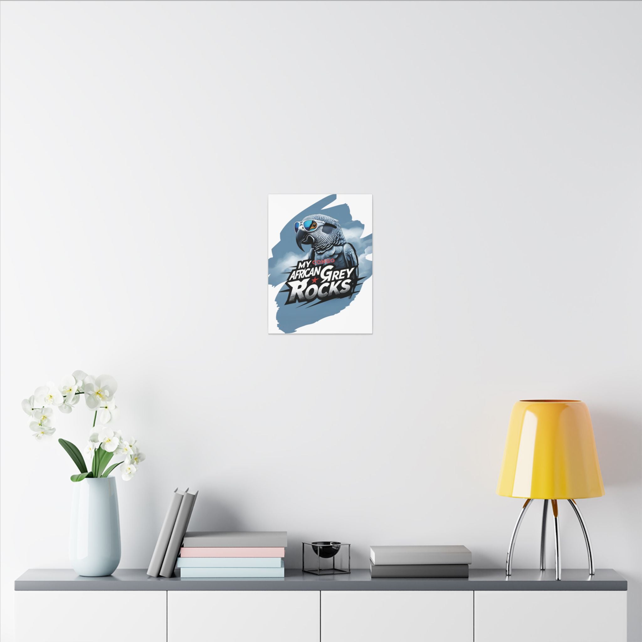 African Grey Congo Rocks Wall-Hanging