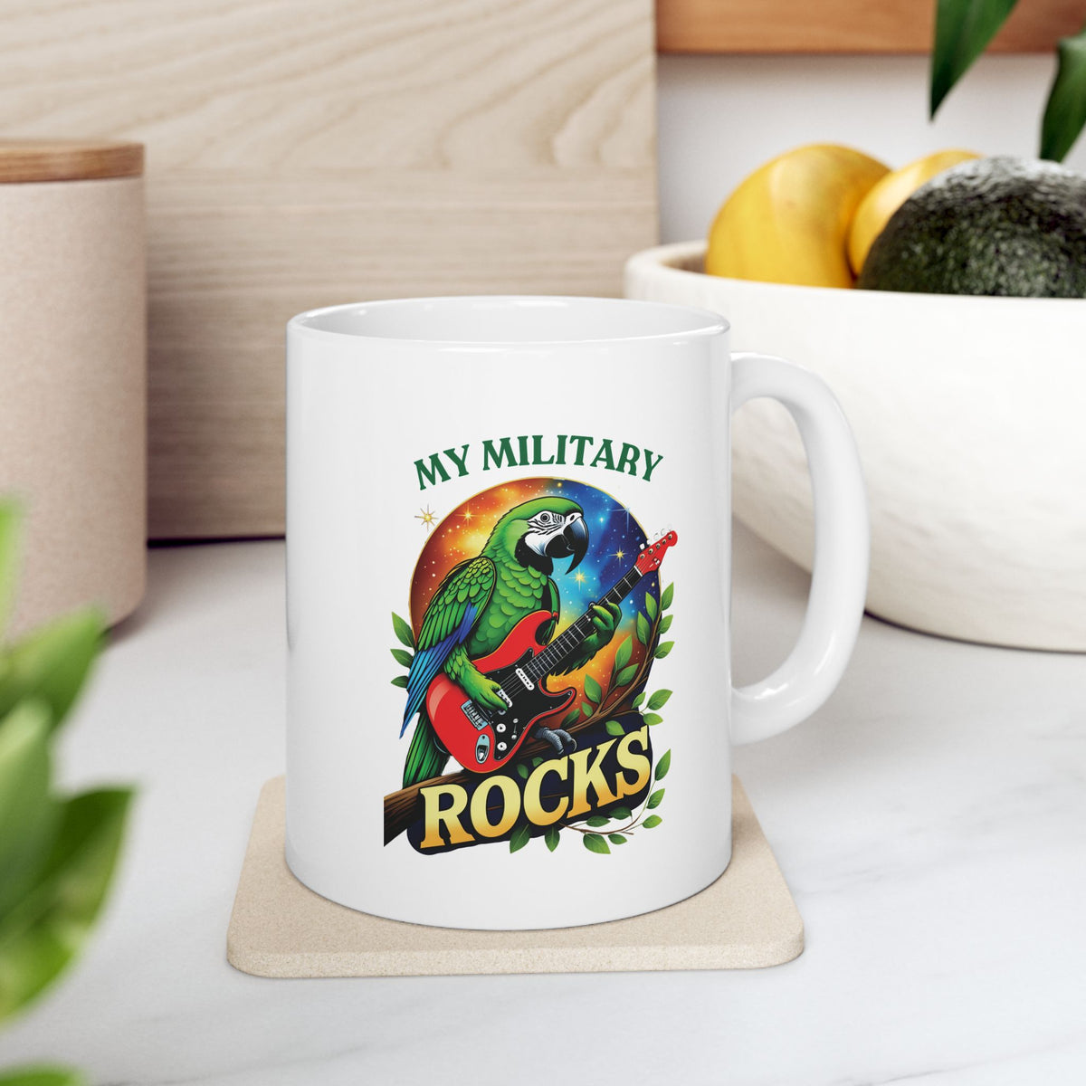My Military Rocks Music Mug