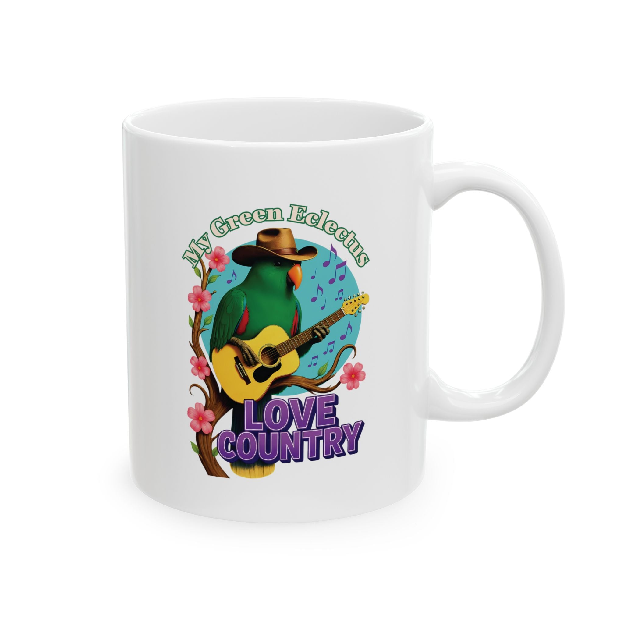 Green Eclectus Mug