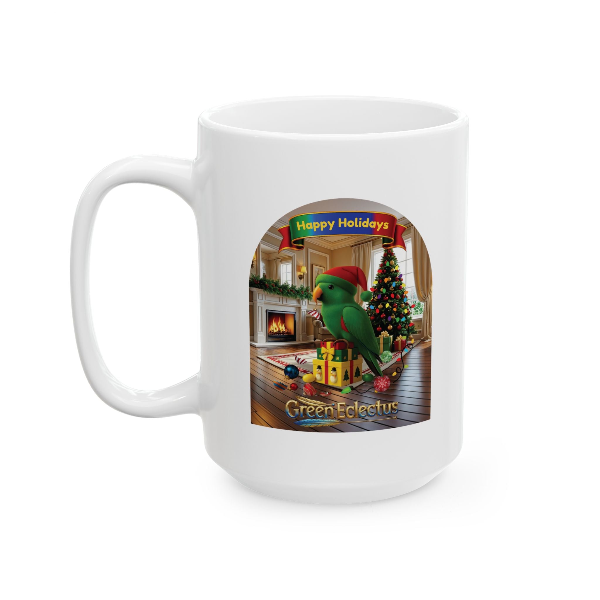 Green Eclectus Mug