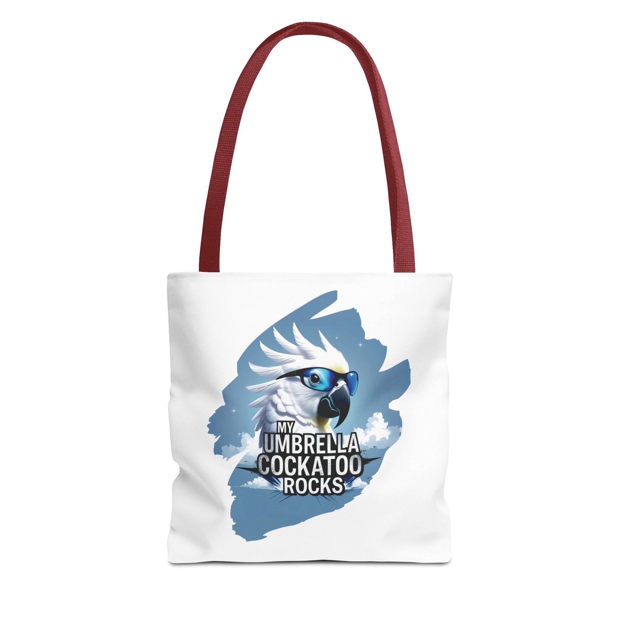 Umbrella Cockatoo Rocks Tote Bag