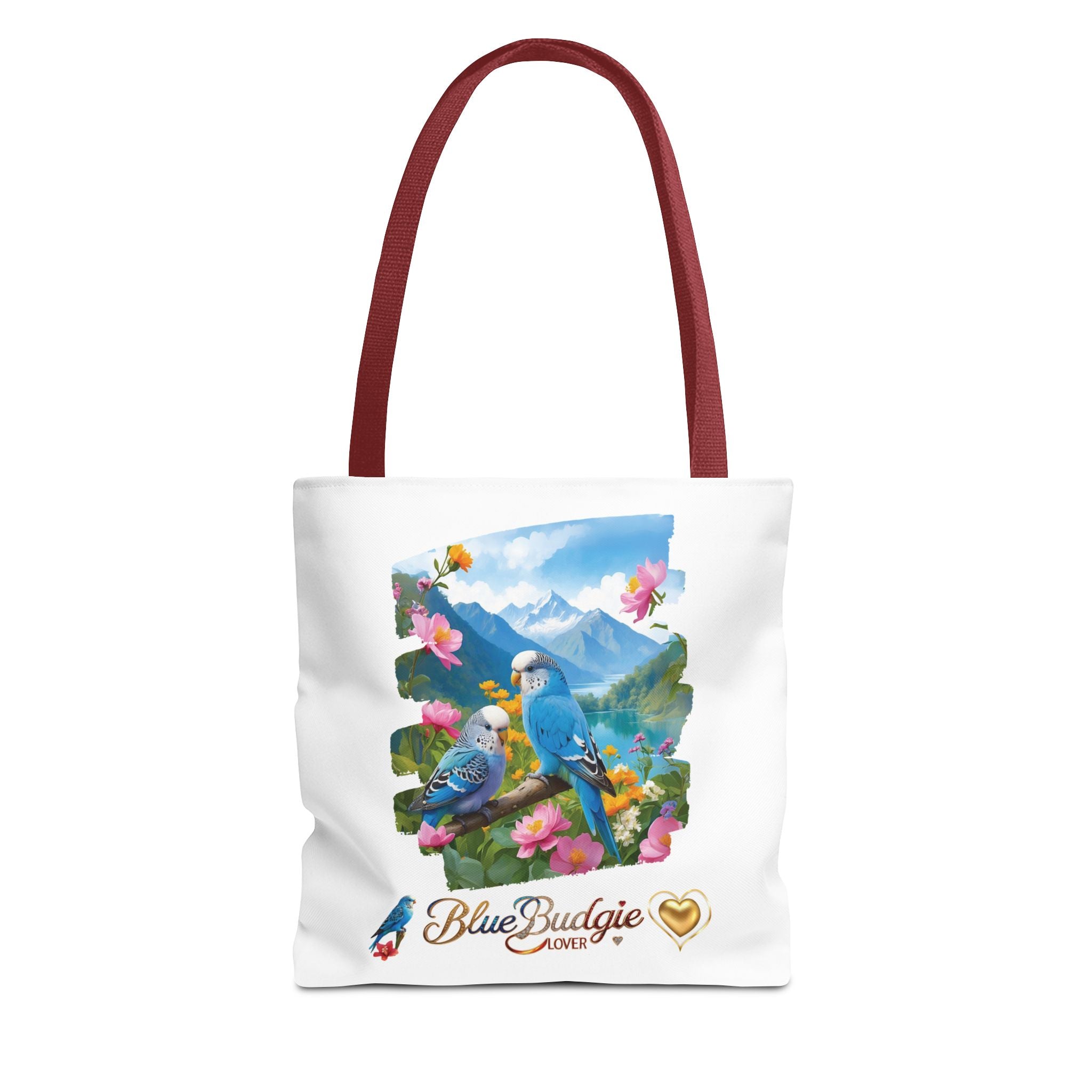 Blue Budgie Lover Nature Tote Bag