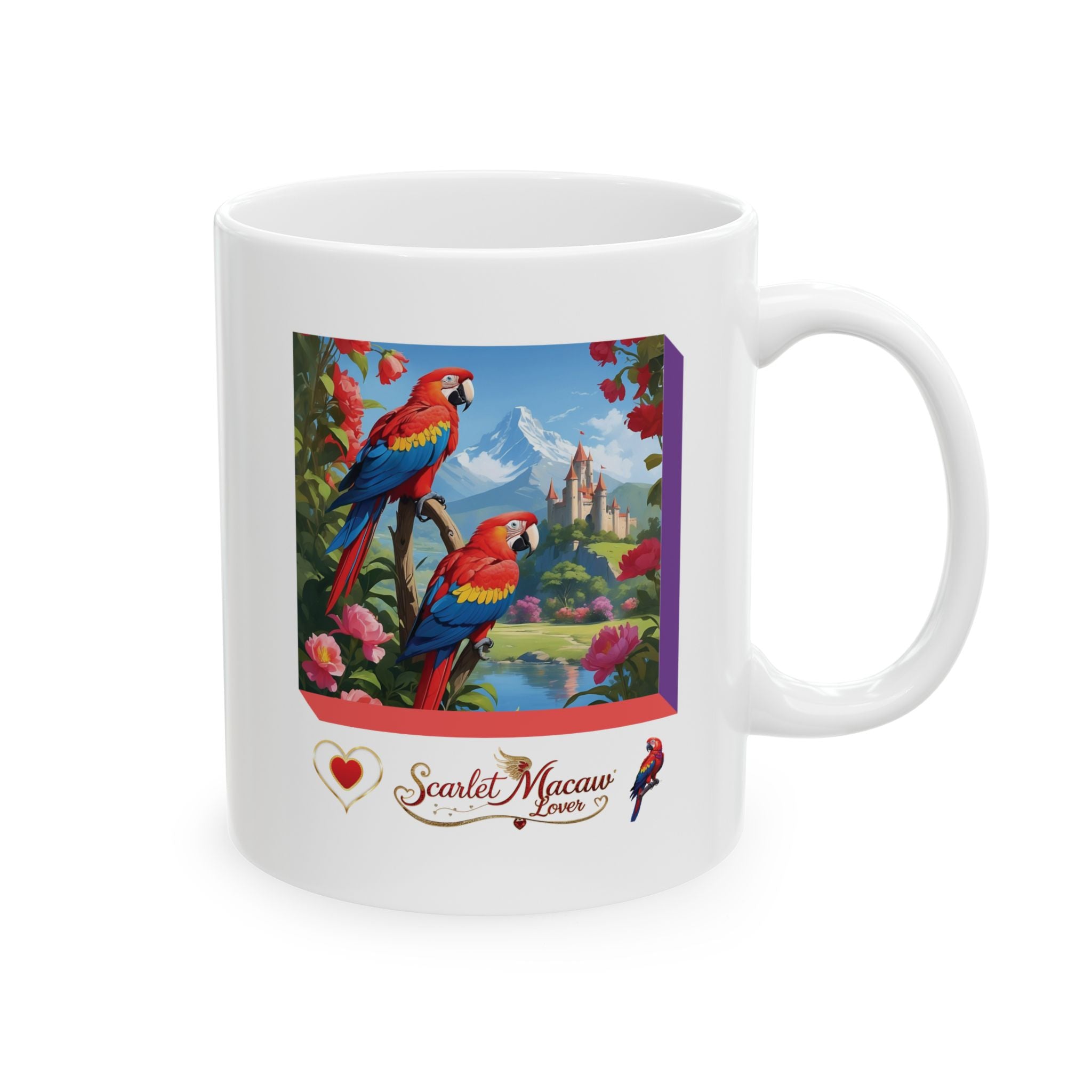 Nature Scarlet Macaw Lover Mug