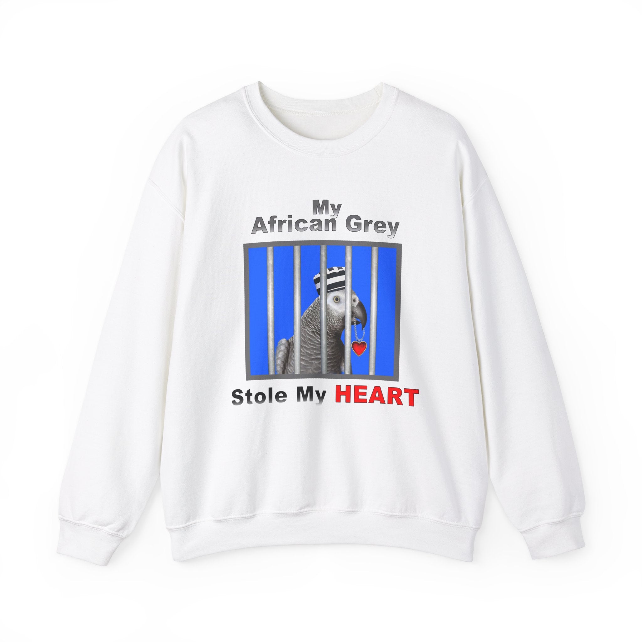 Stole My Heart African Grey Jailbird Sweatshirt
