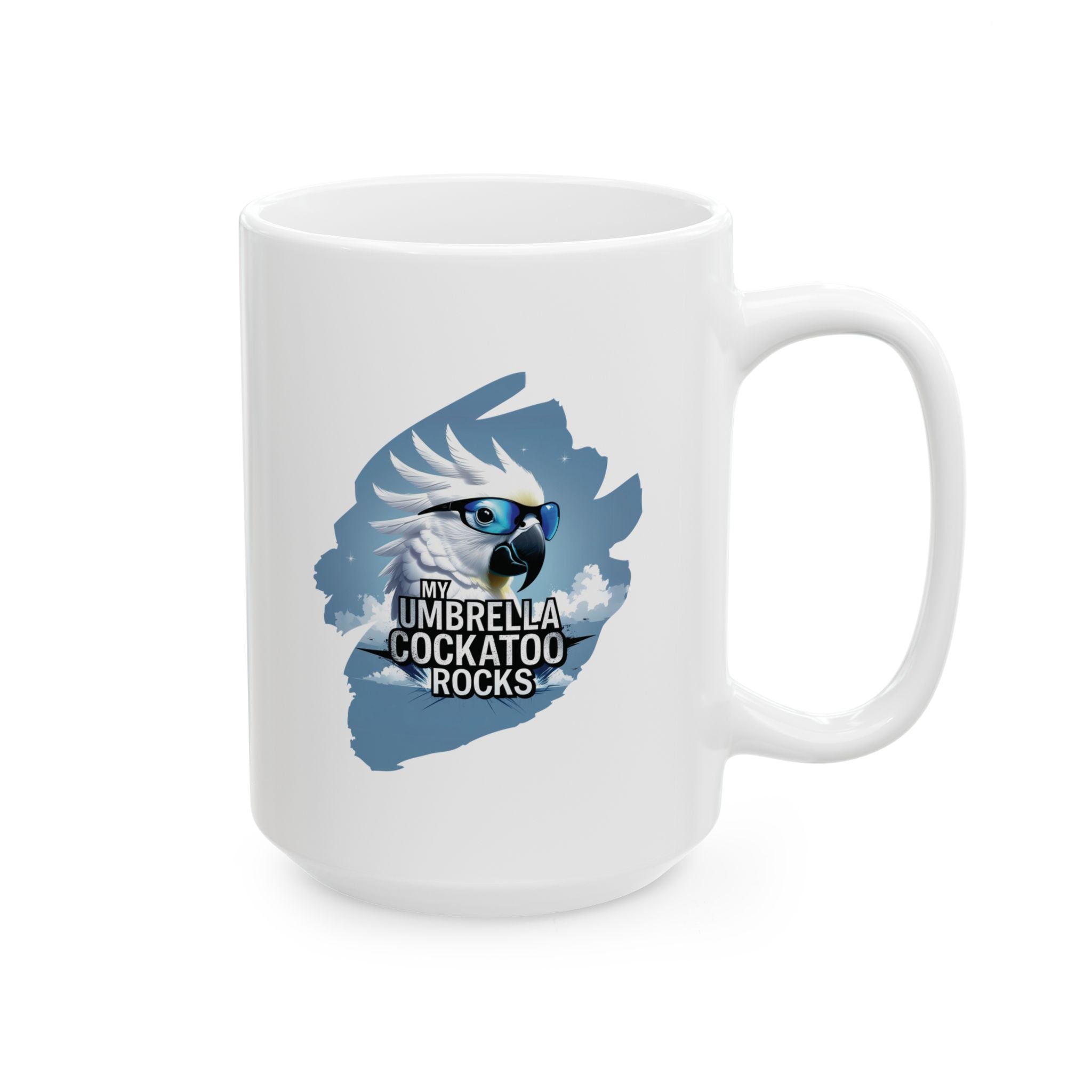 Umbrella Cockatoo Rocks Mug