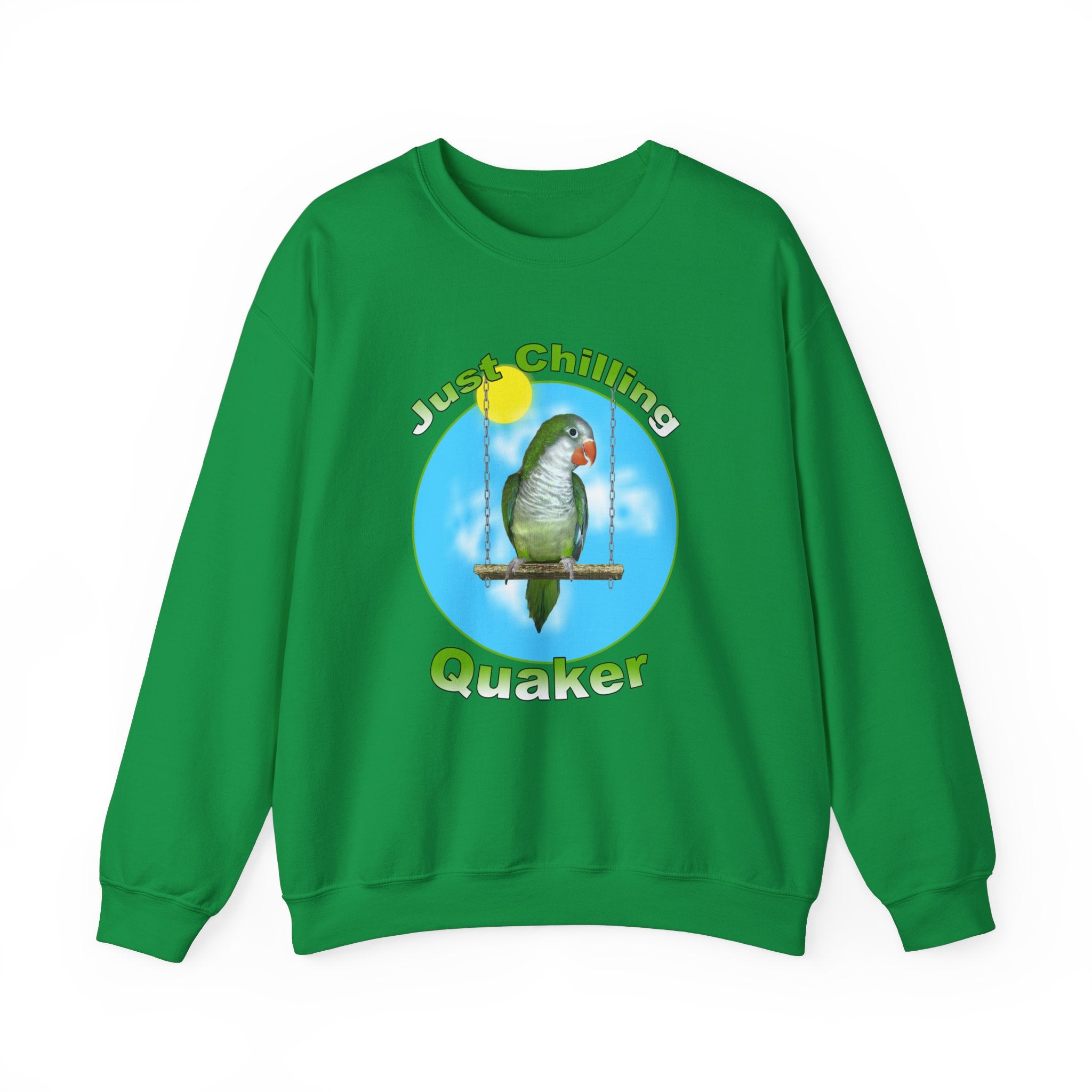 Just Chilling Swing Green Quaker Sweatshirt