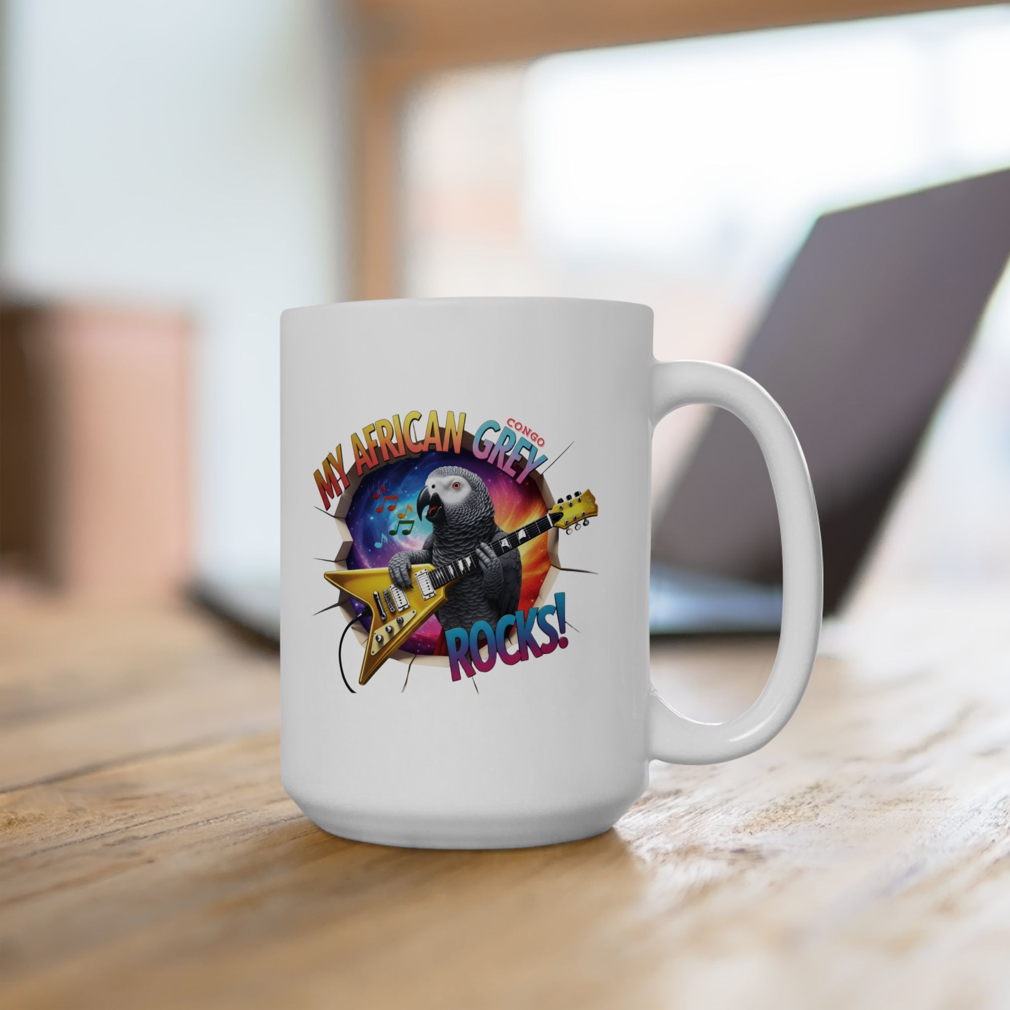 African Grey Congo Rocks Mug