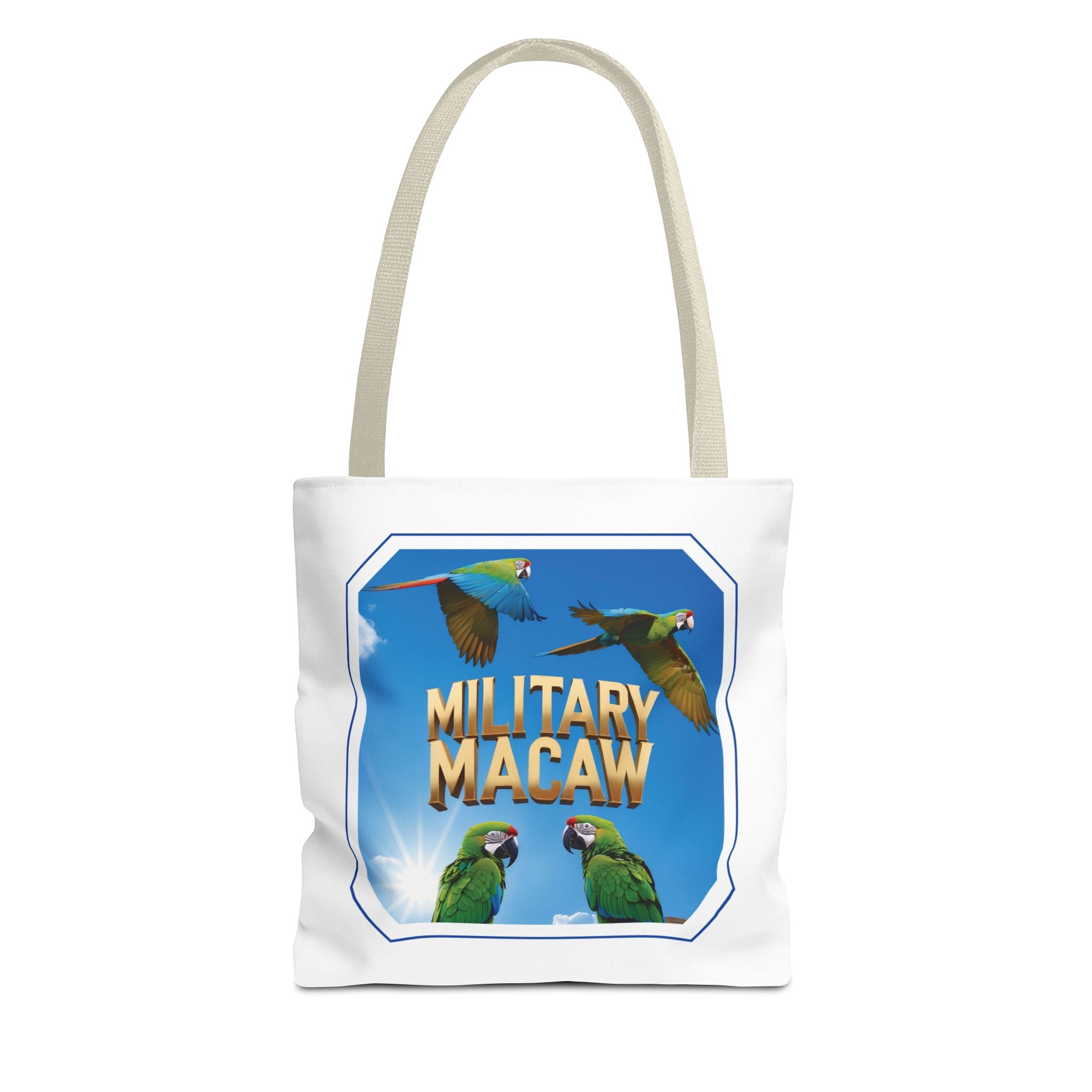 Military Macaw Tote Bag