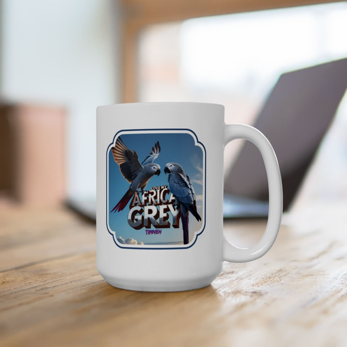 Love My African Grey Timneh Mug