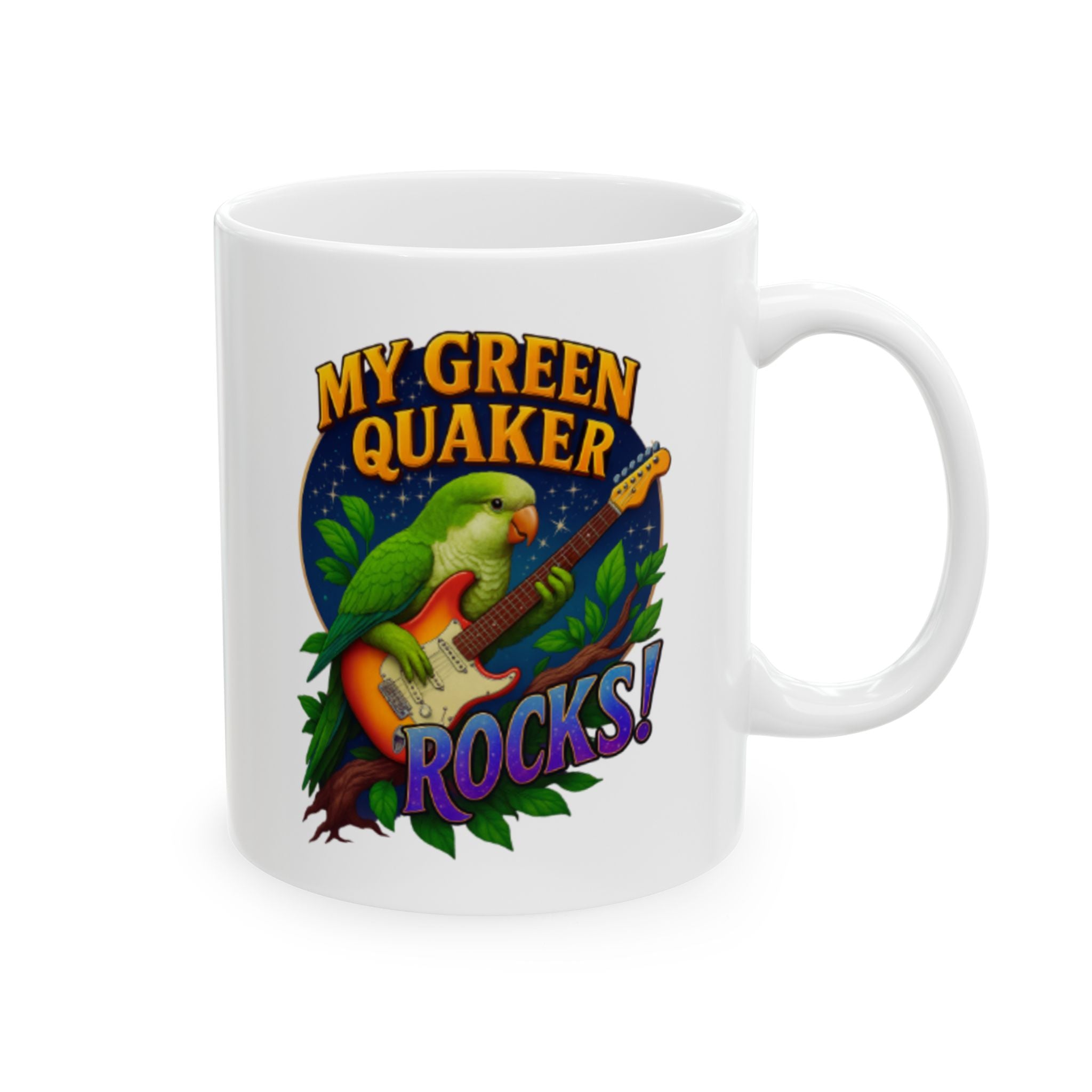 Green Quaker Rocks Mug