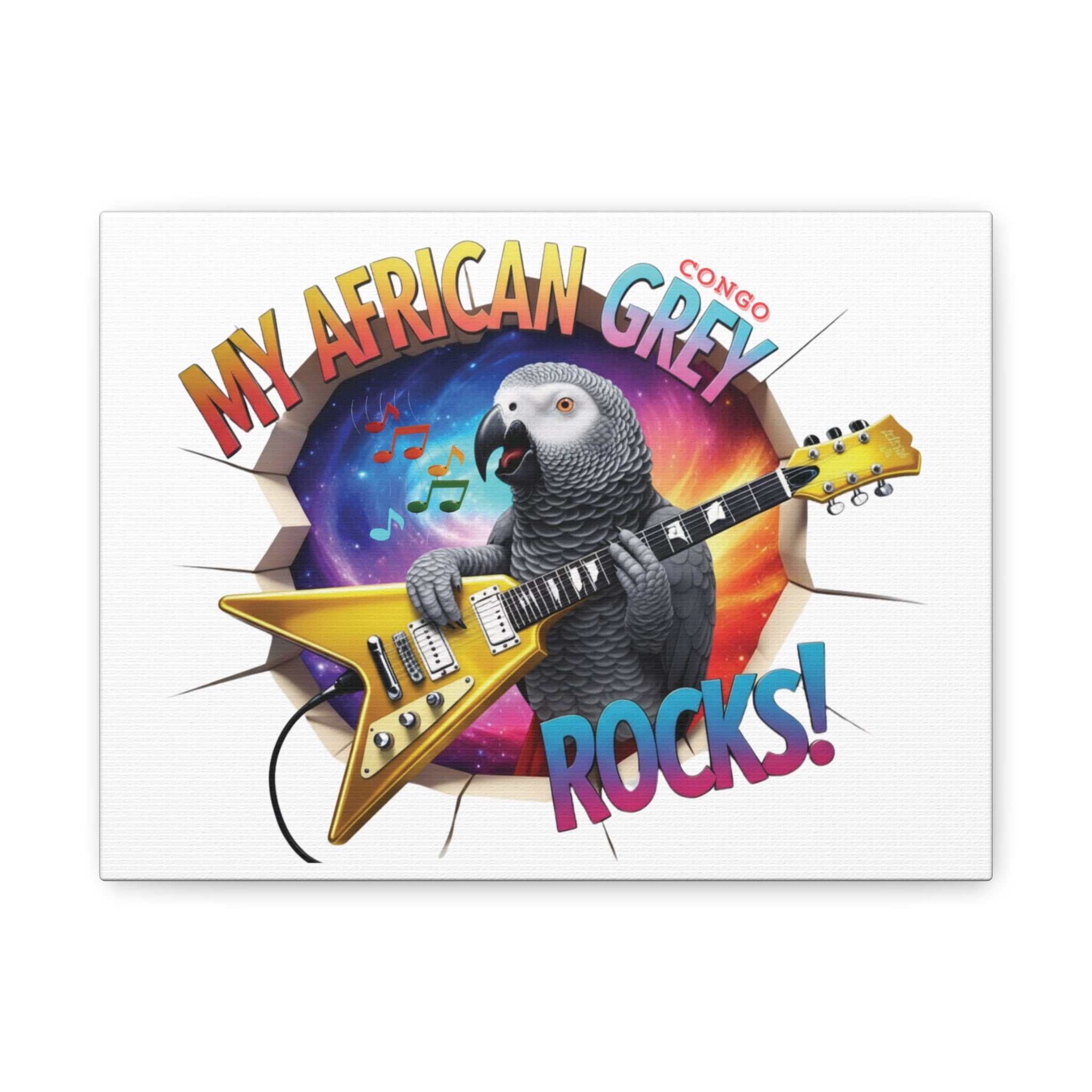 African Grey Congo Rocks Wall-Hanging