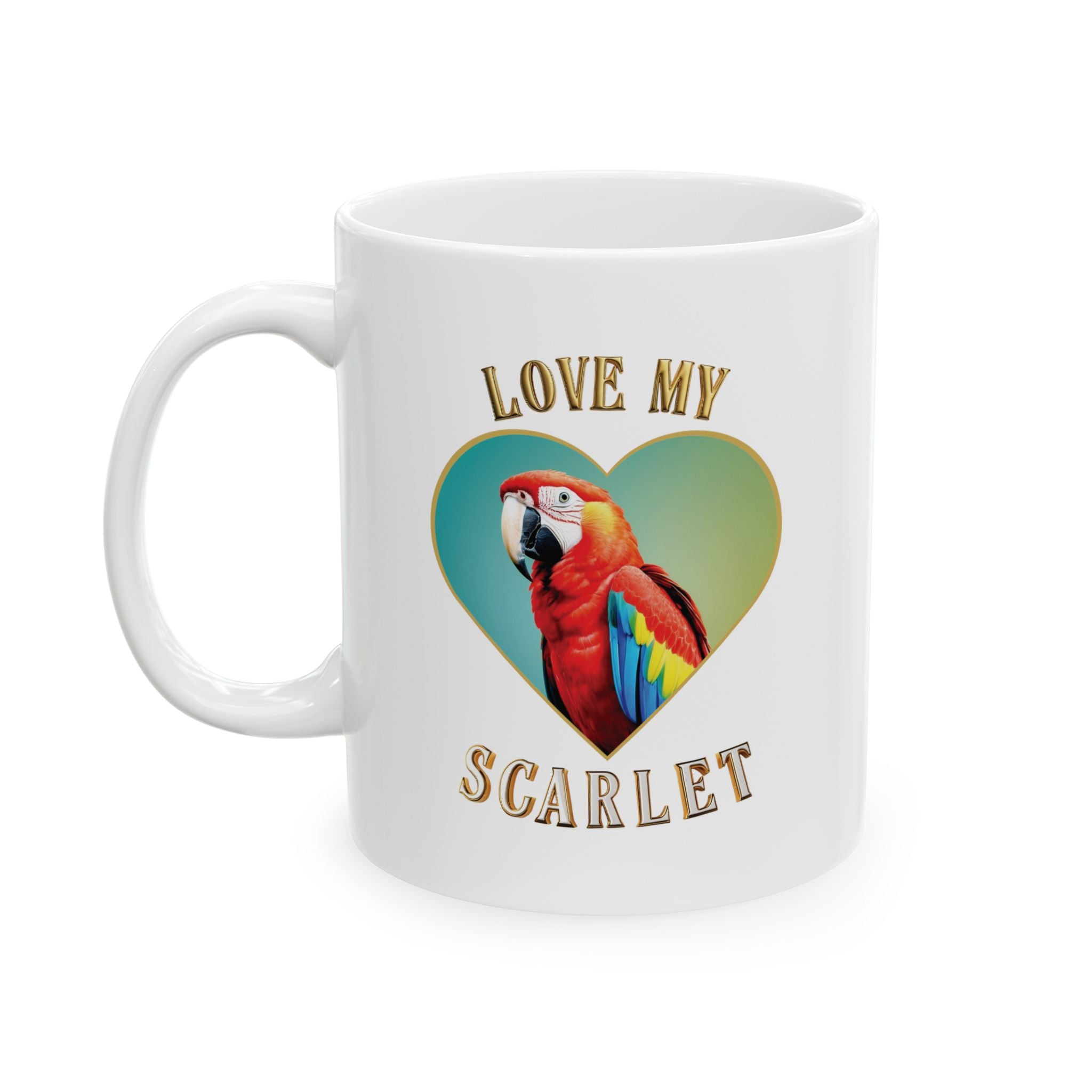 Love My Scarlet Macaw Mug