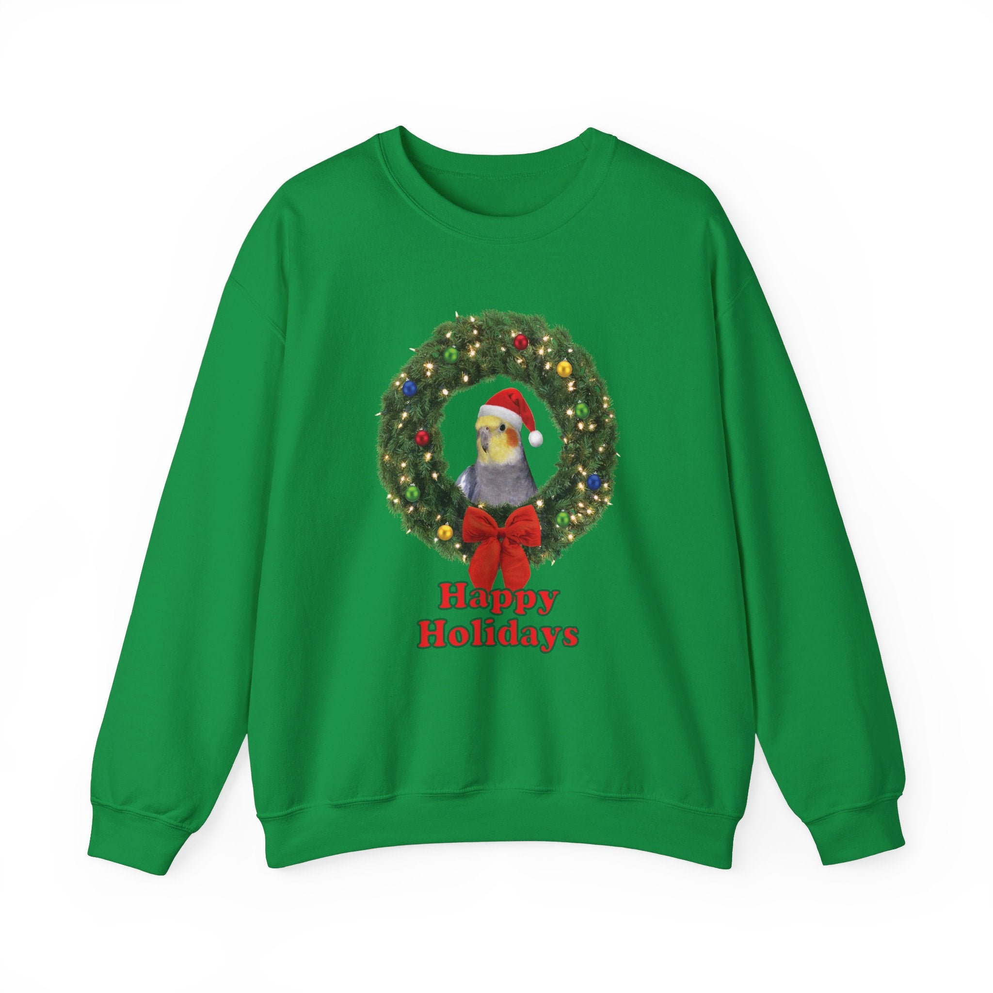 Happy Christmas Holidays Cockatiel Sweatshirt