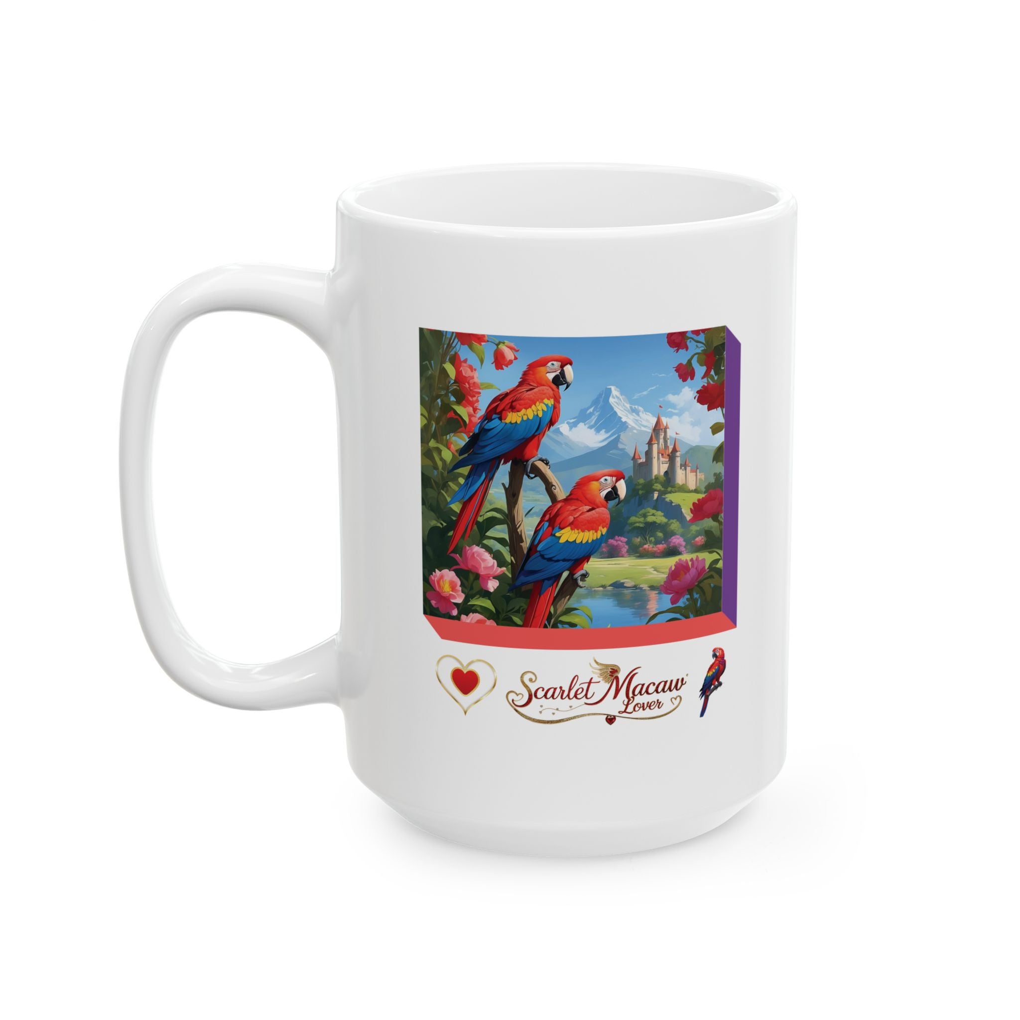 Nature Scarlet Macaw Lover Mug