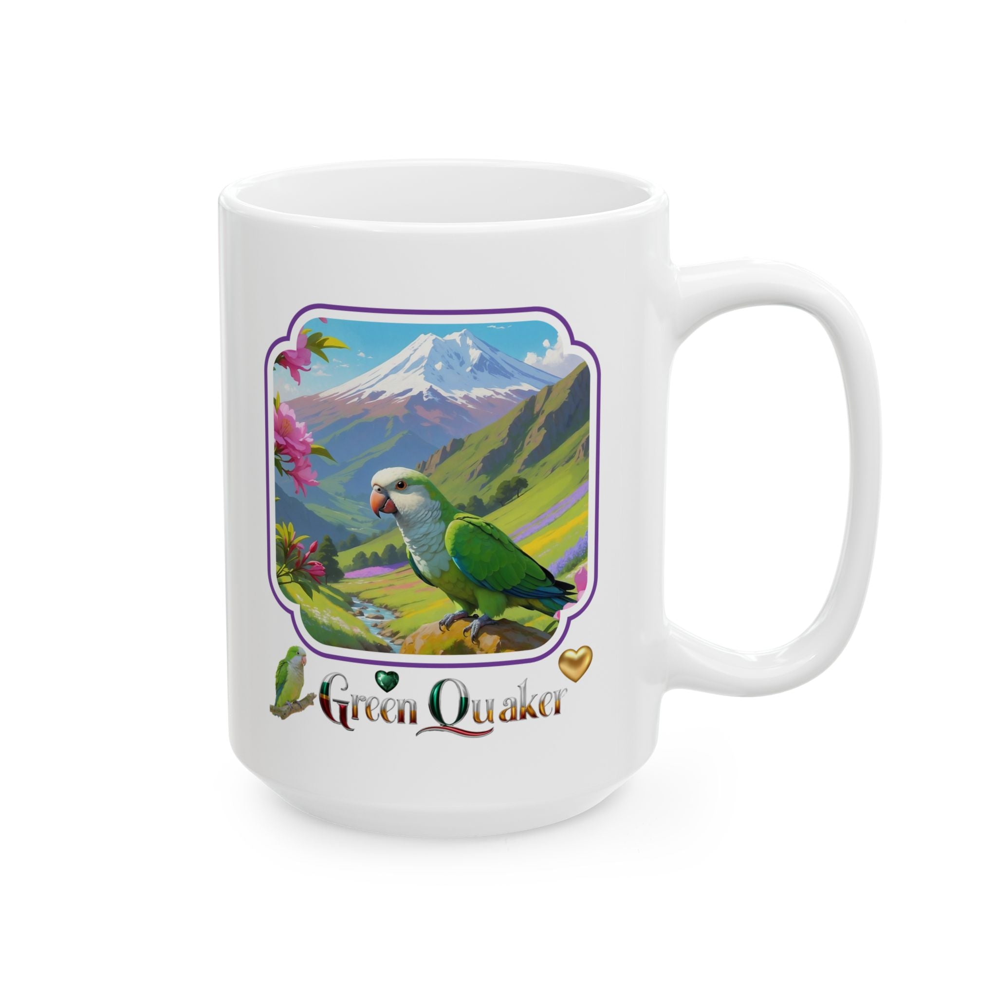 Green Quaker Mountain Mug