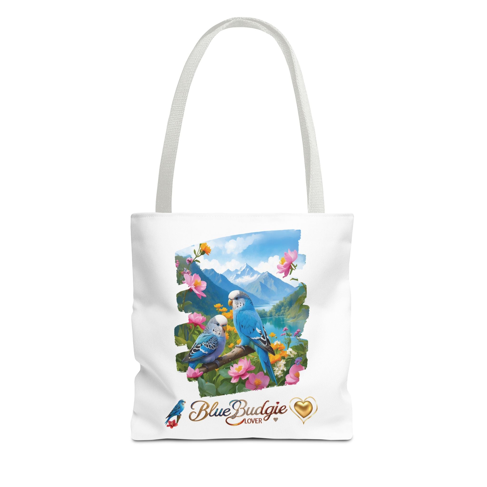 Blue Budgie Lover Nature Tote Bag