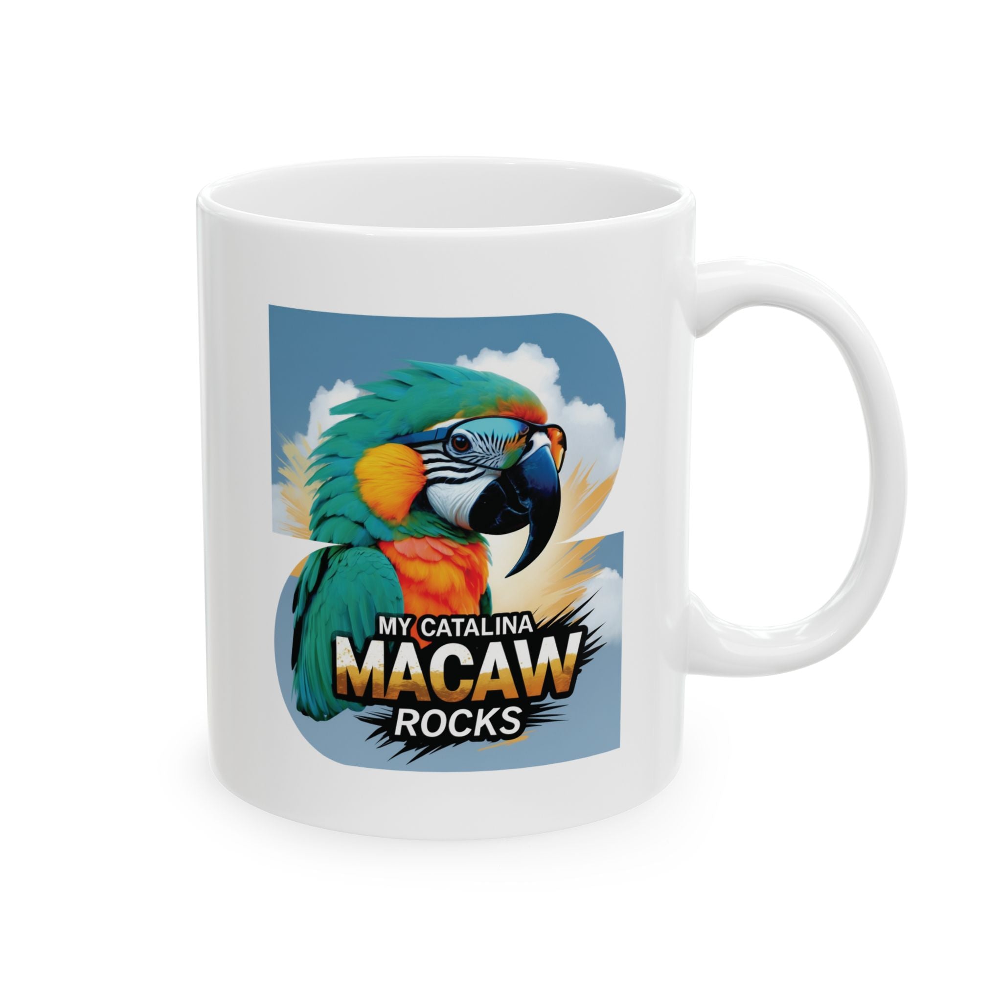 My Catalina Macaw Rocks Mug