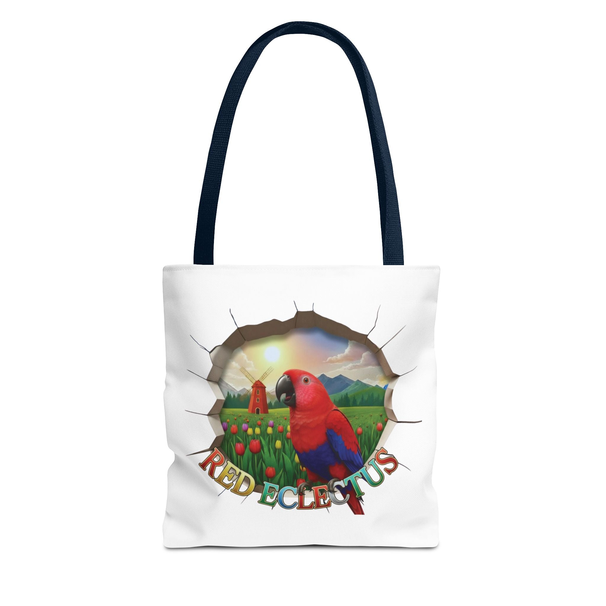 Red Eclectus Breakthrough Tote Bag