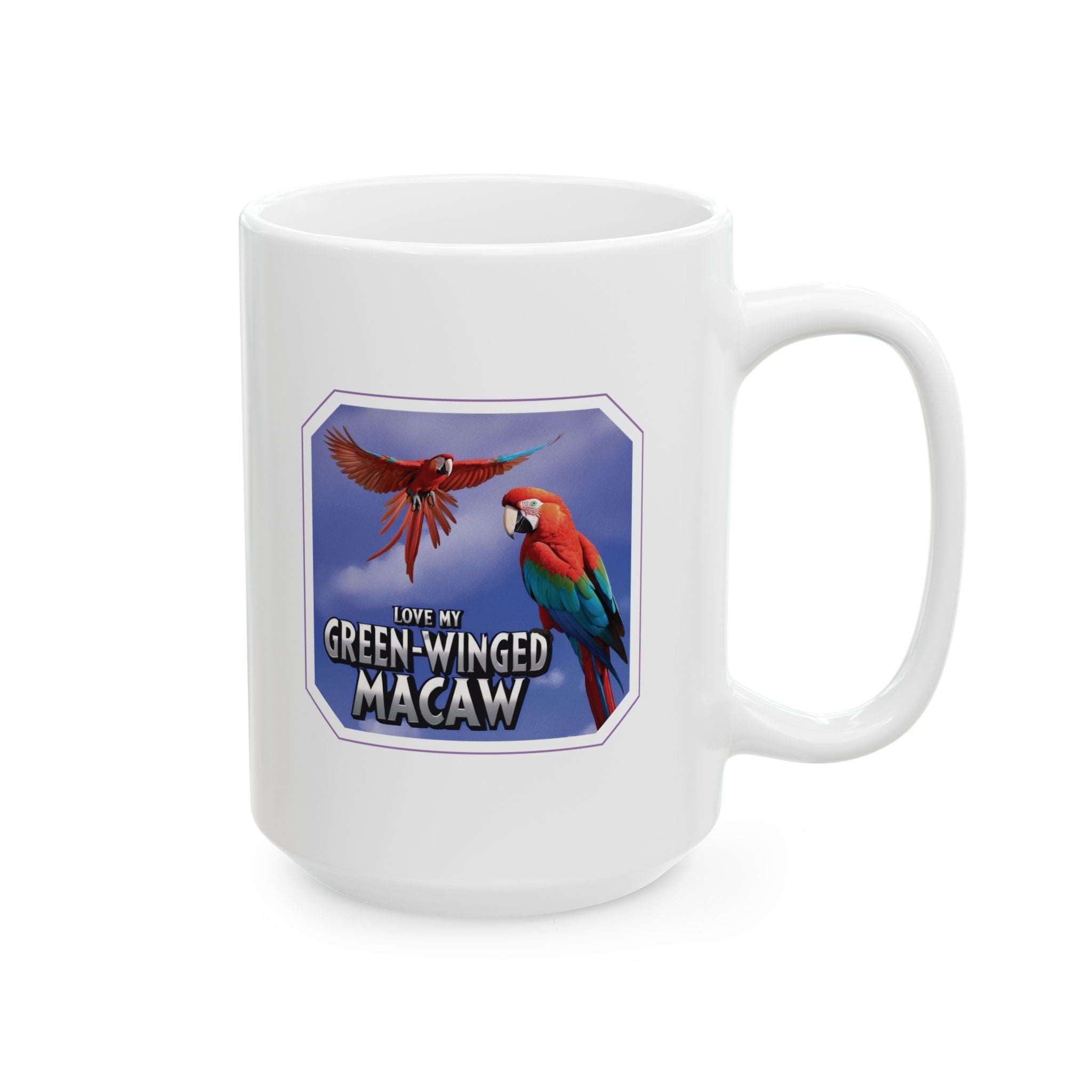 Love My Green-Winged Macaw Mug