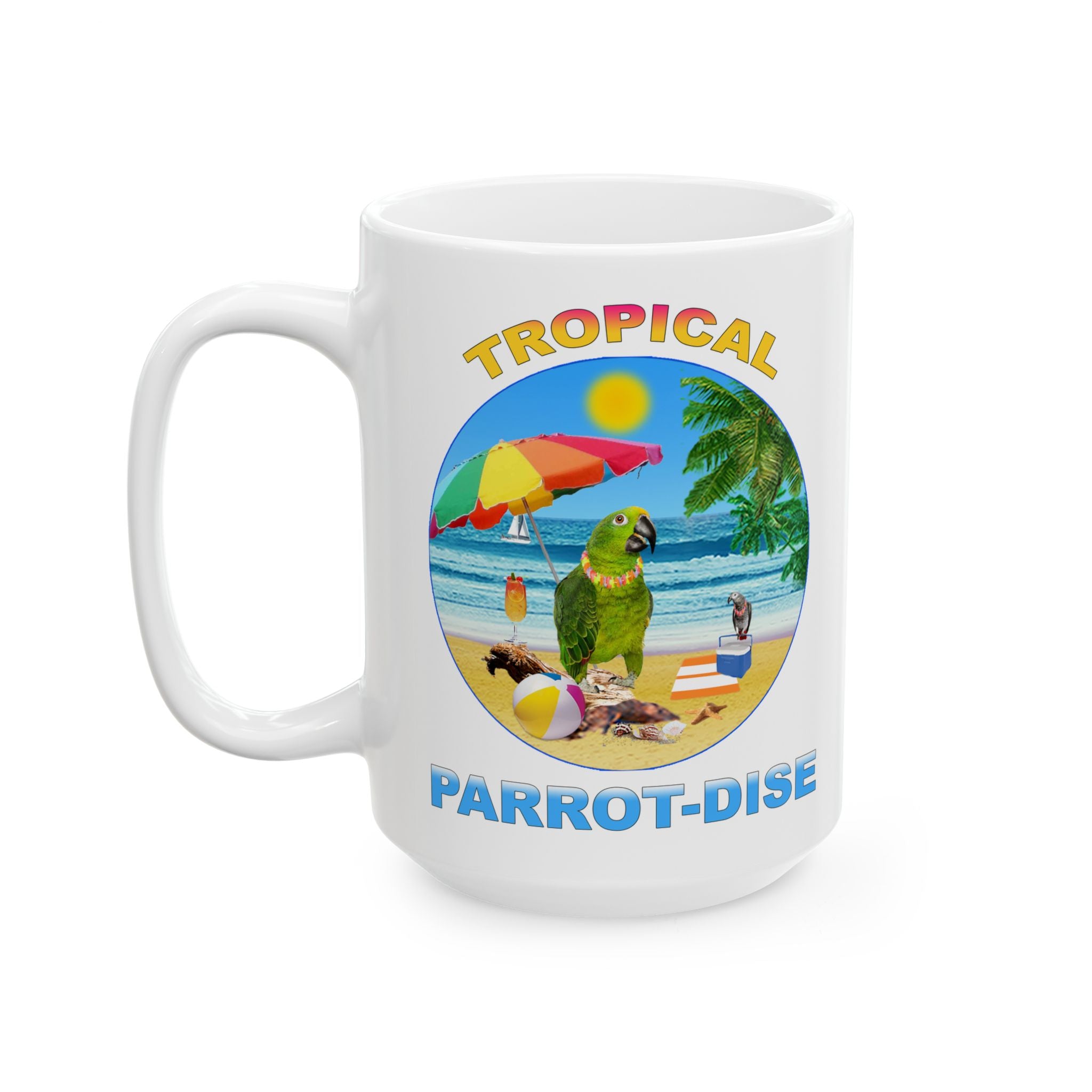 Tropical Parrot-Dise Amazon Mug