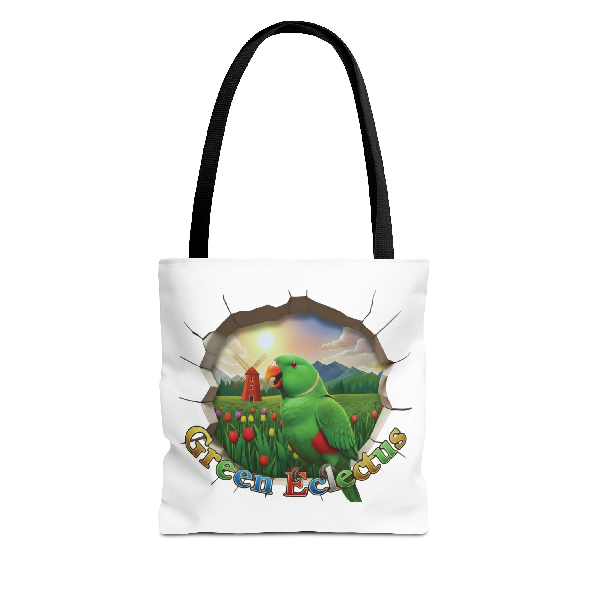 Green Eclectus Breakthrough Tote Bag
