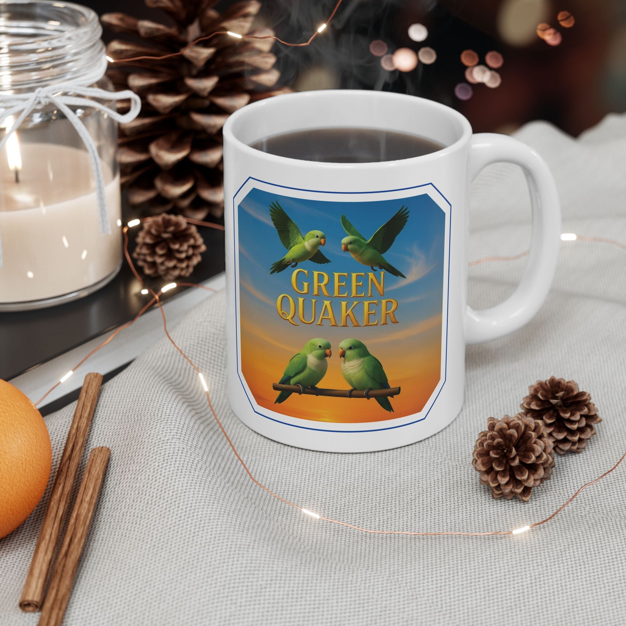 Green Quaker Flying Mug