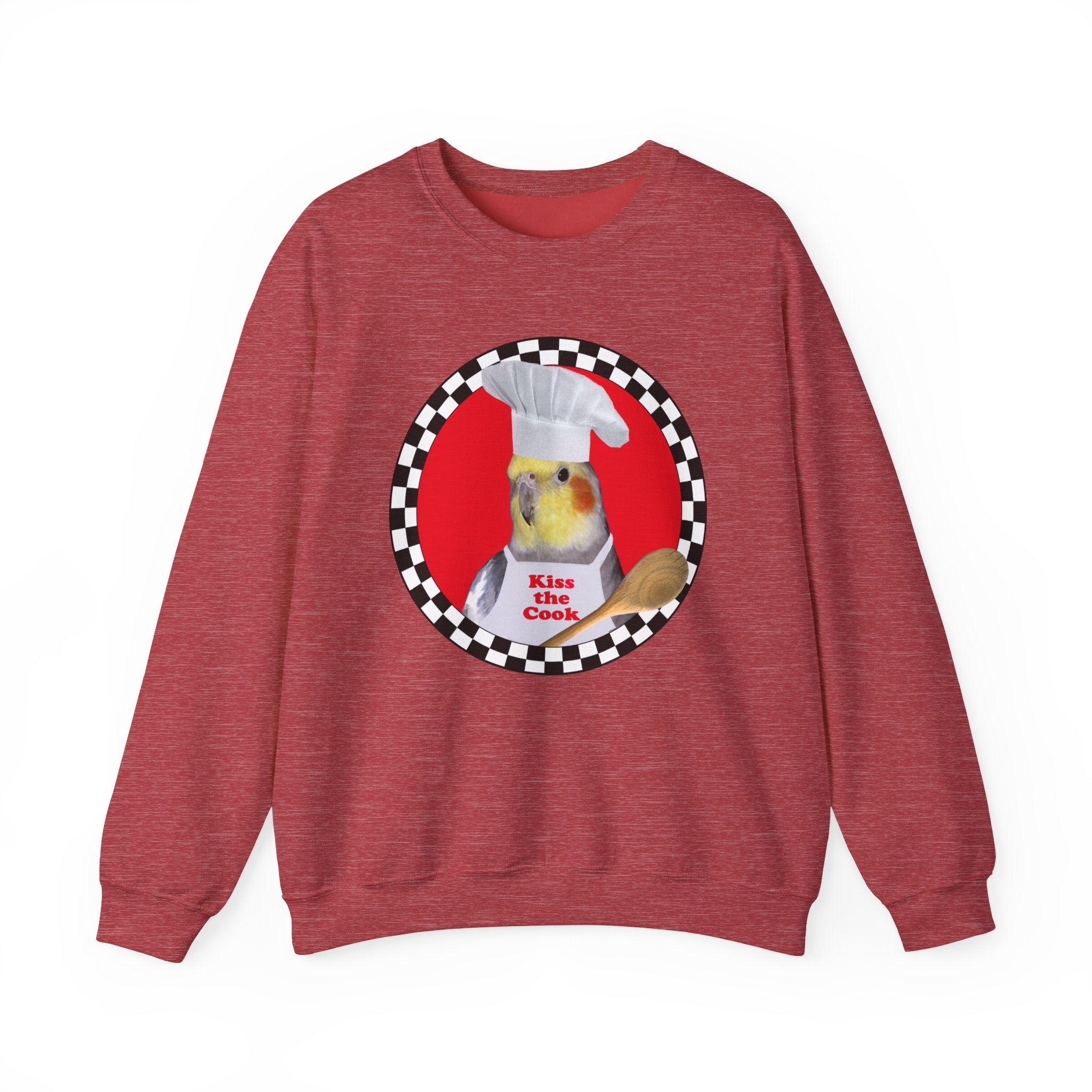 Kiss The Cook Spoon Cockatiel Sweatshirt